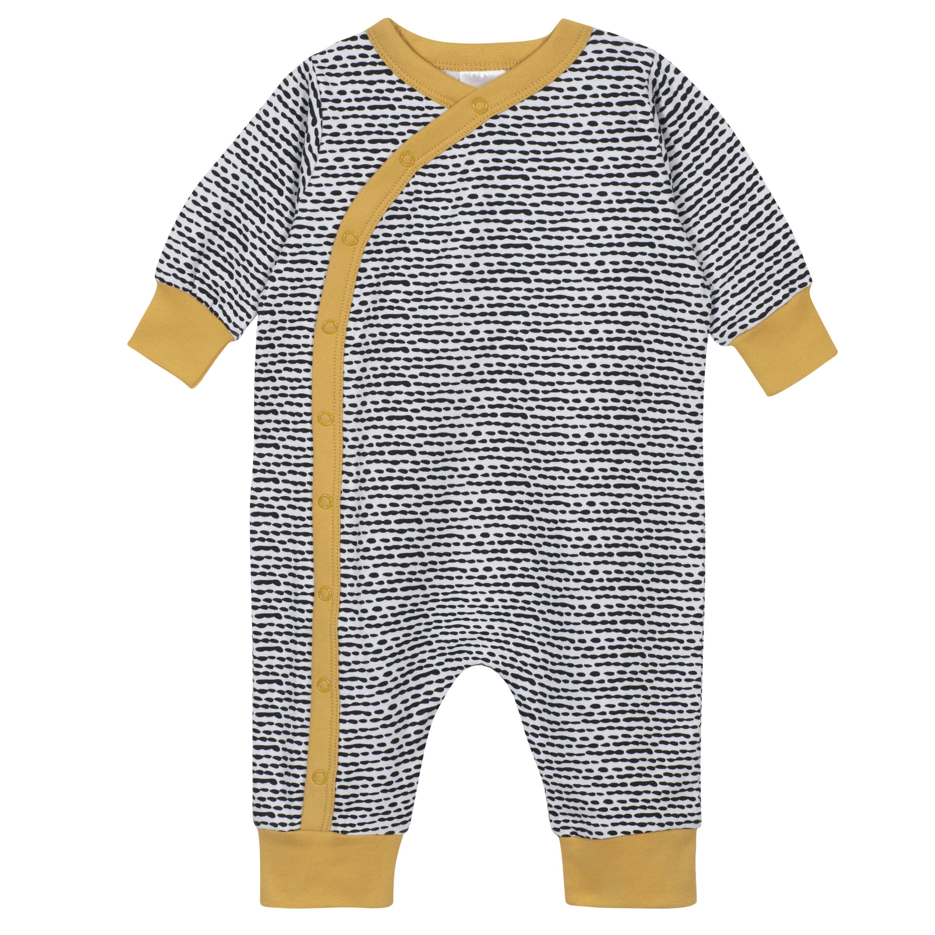 Gerber 4-Piece Baby Boys Coverall and Cap Gift Set