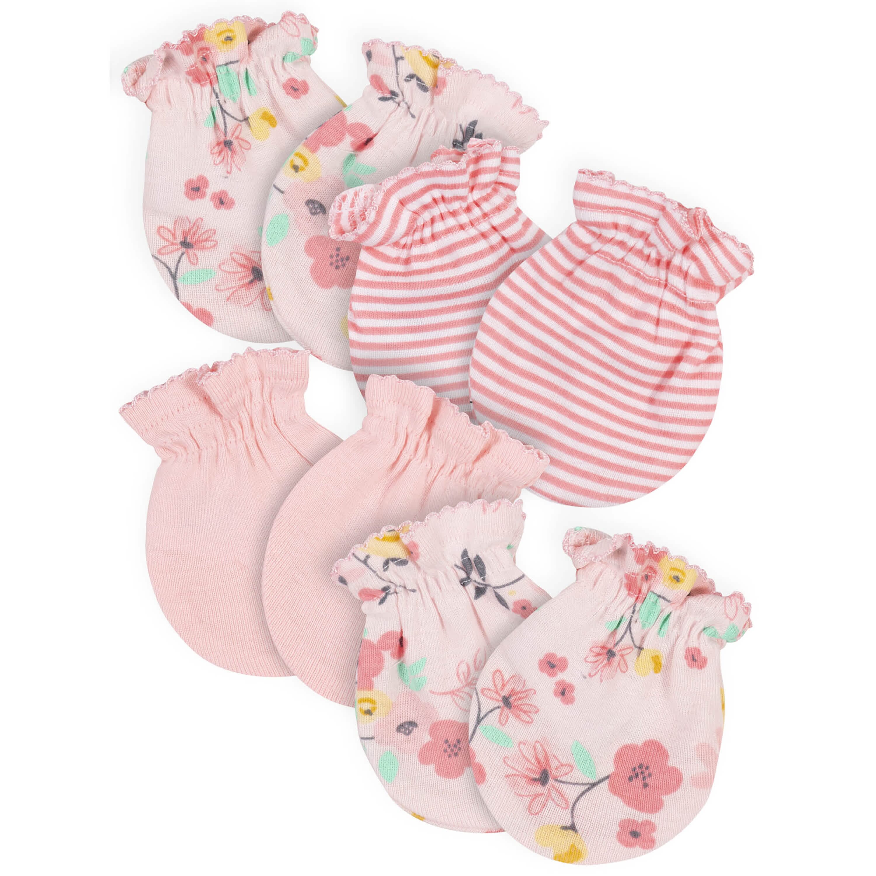 25-Piece Baby Girls Love You Onesies Bodysuit, Sleep 'N Play, Take-Me-Home Set, Bib, Burp Cloth, Socks, Caps and Mittens Set