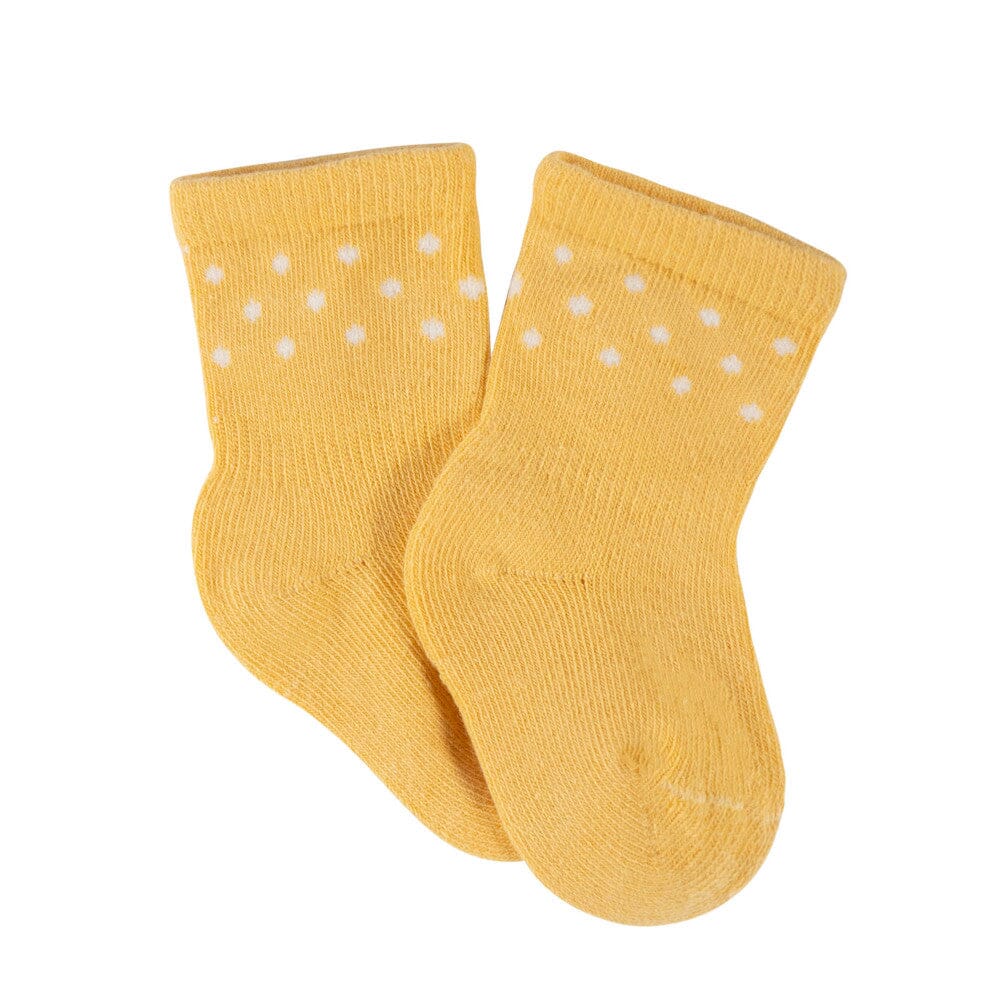 8-Pack Baby Girls Daisies Wiggle-Proof Socks