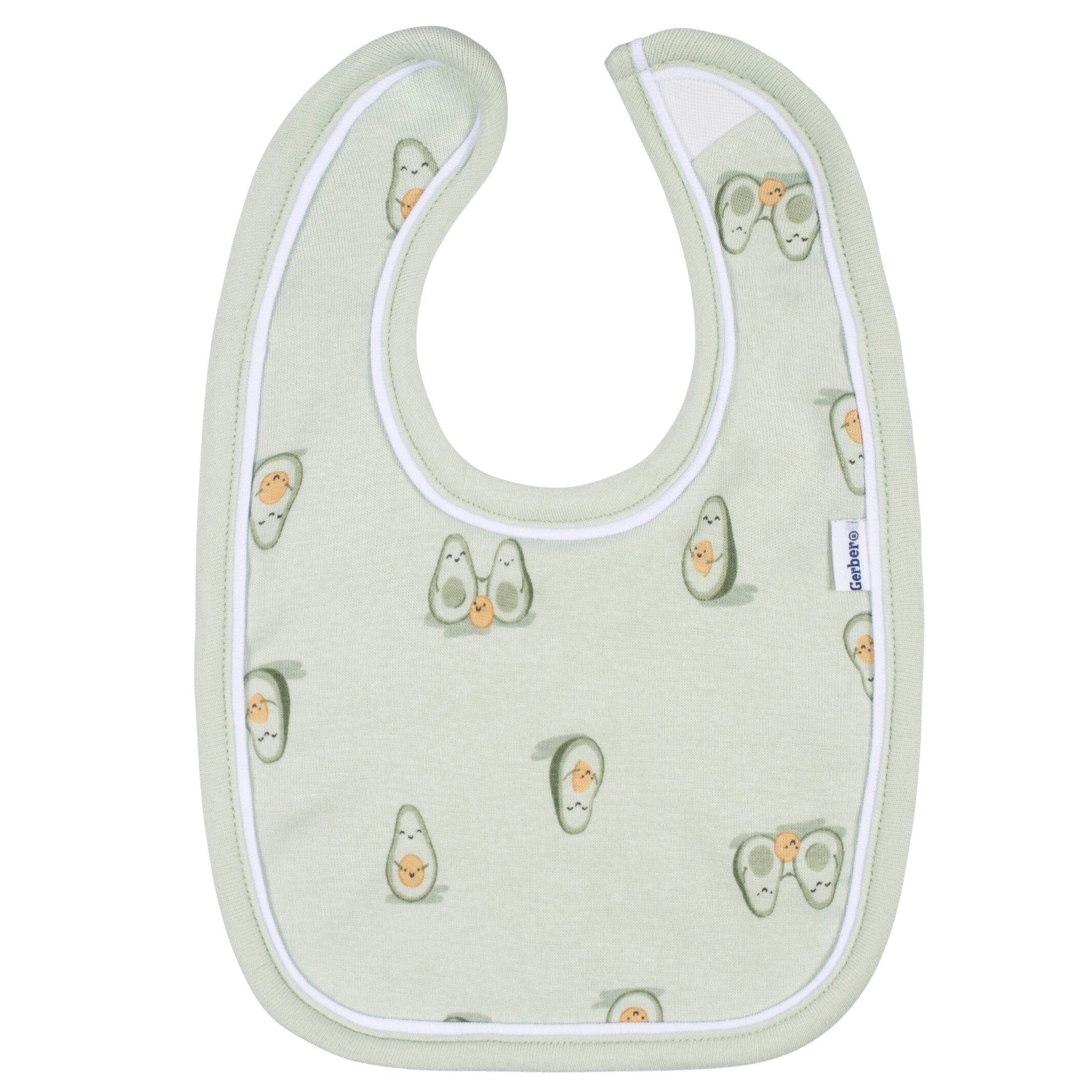 3-Piece Baby Neutral Avo-Cuddle Bibs & Burpcloth Set