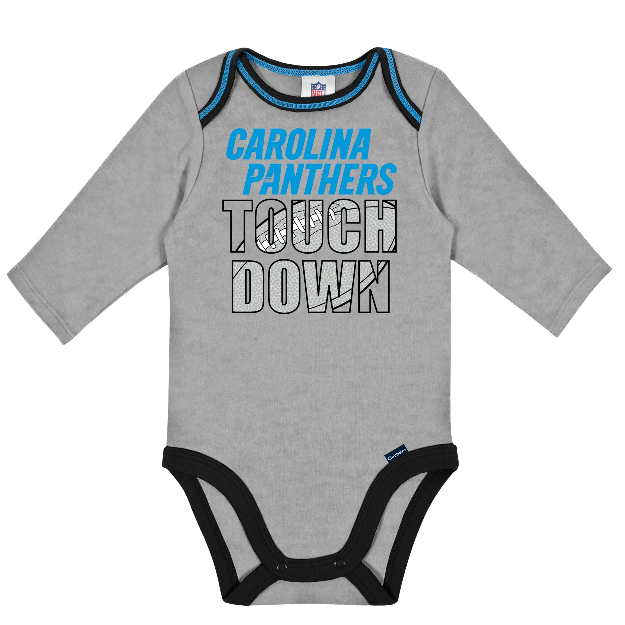 2-Pack Baby Boys Panthers Long Sleeve Bodysuits