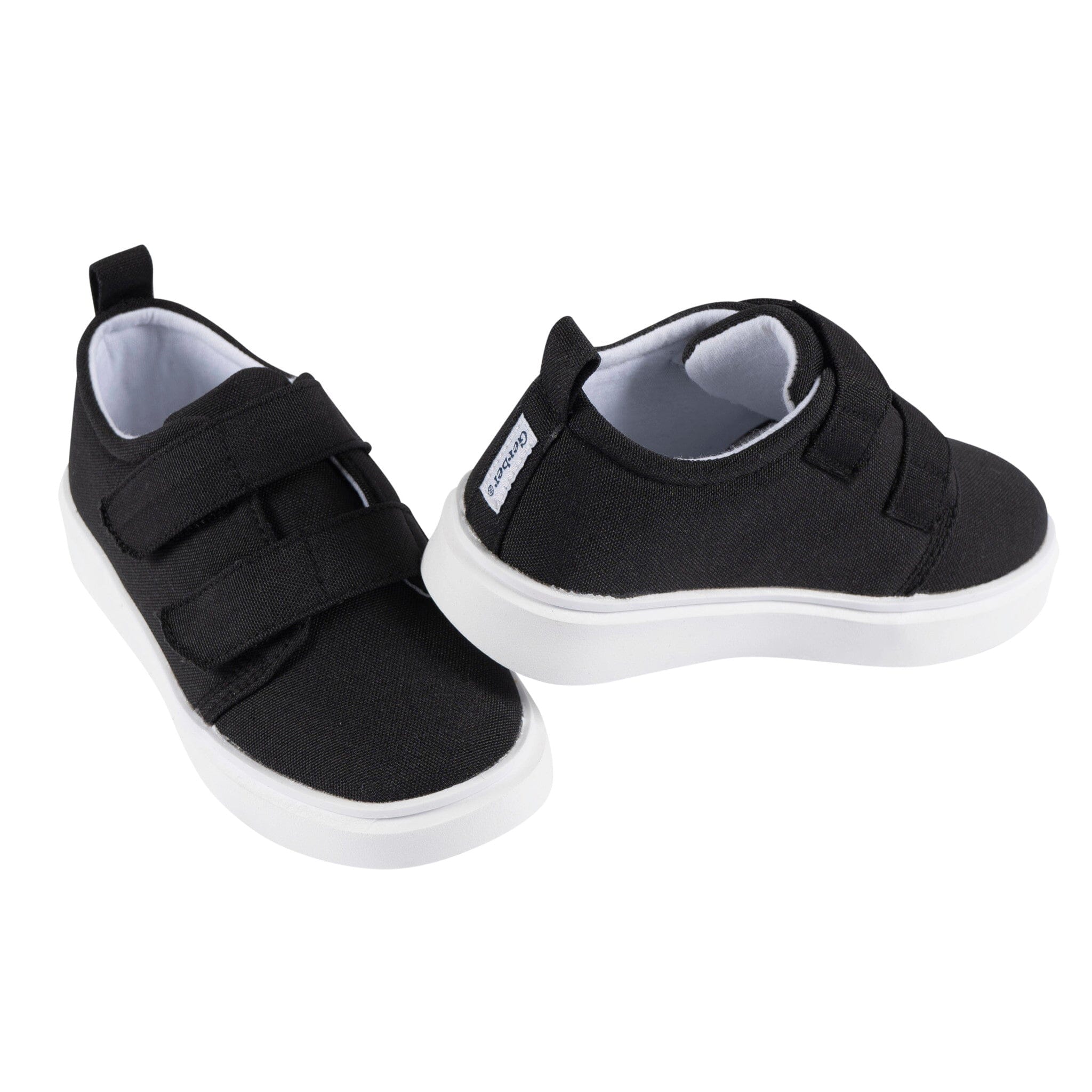 Infant & Toddler Black Strap Sneaker