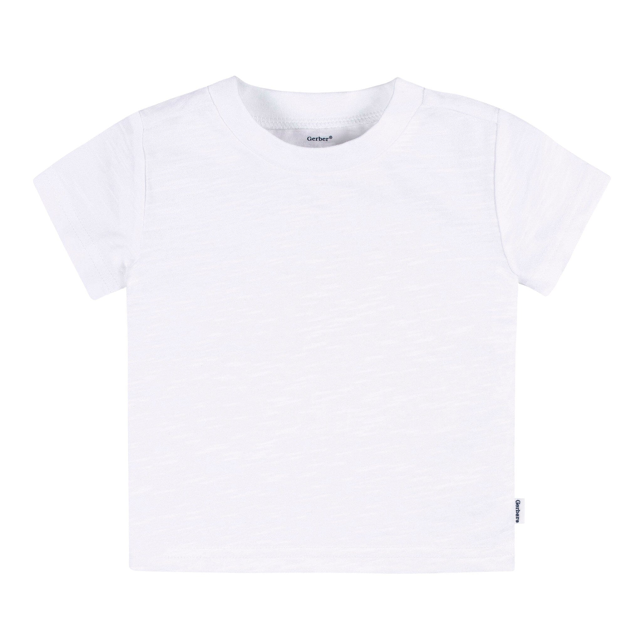 5-Pack Baby Neutral Greys Short Sleeve Tees