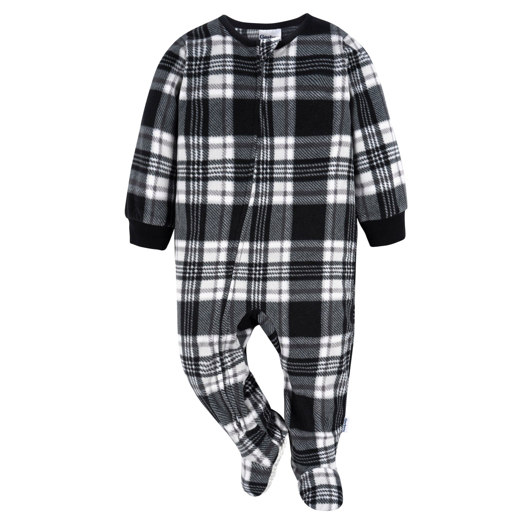 2-Pack Baby & Toddler Neutral Grey Fair Isle Fleece Pajamas