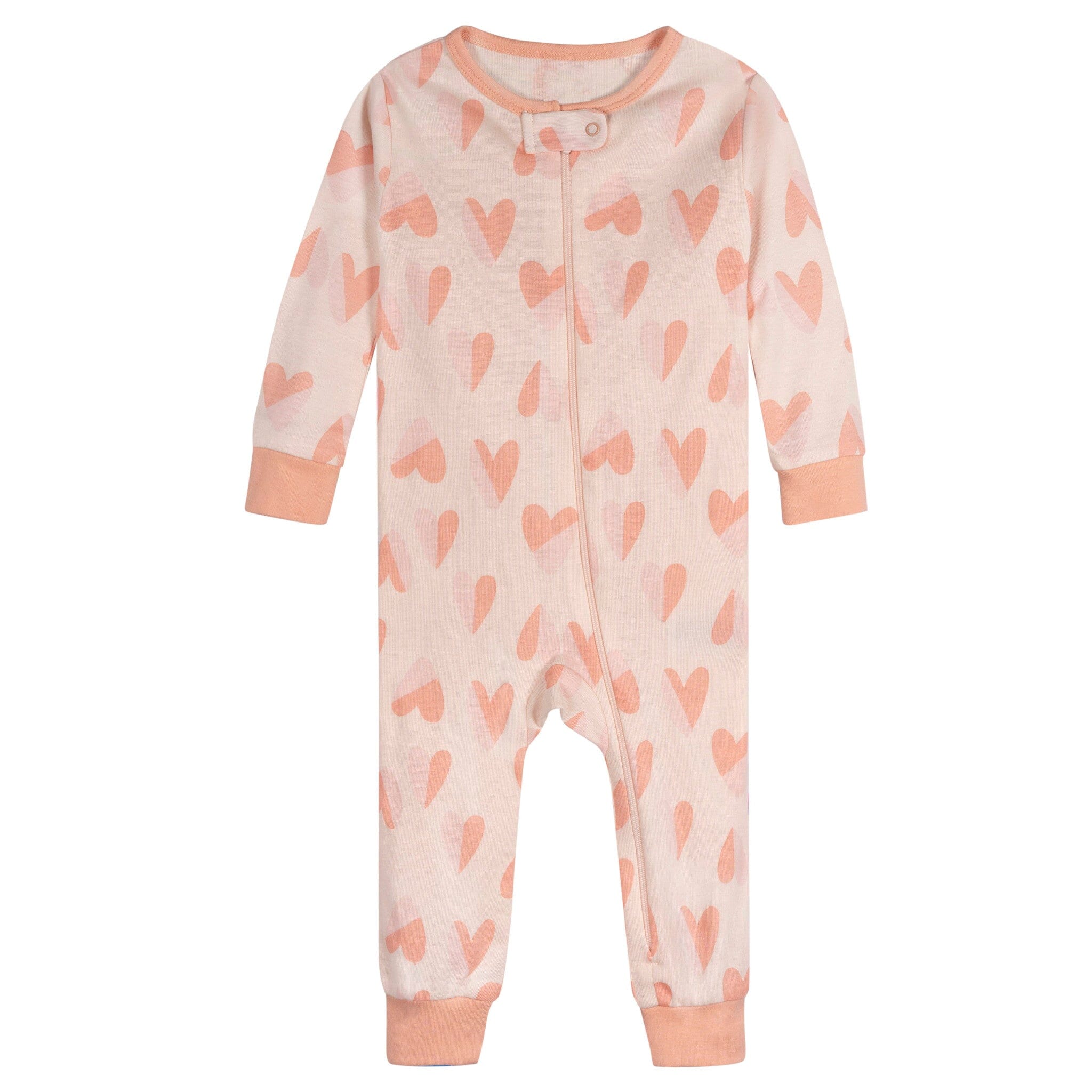 3-Pack Baby Girls Lemons Footless Pajamas