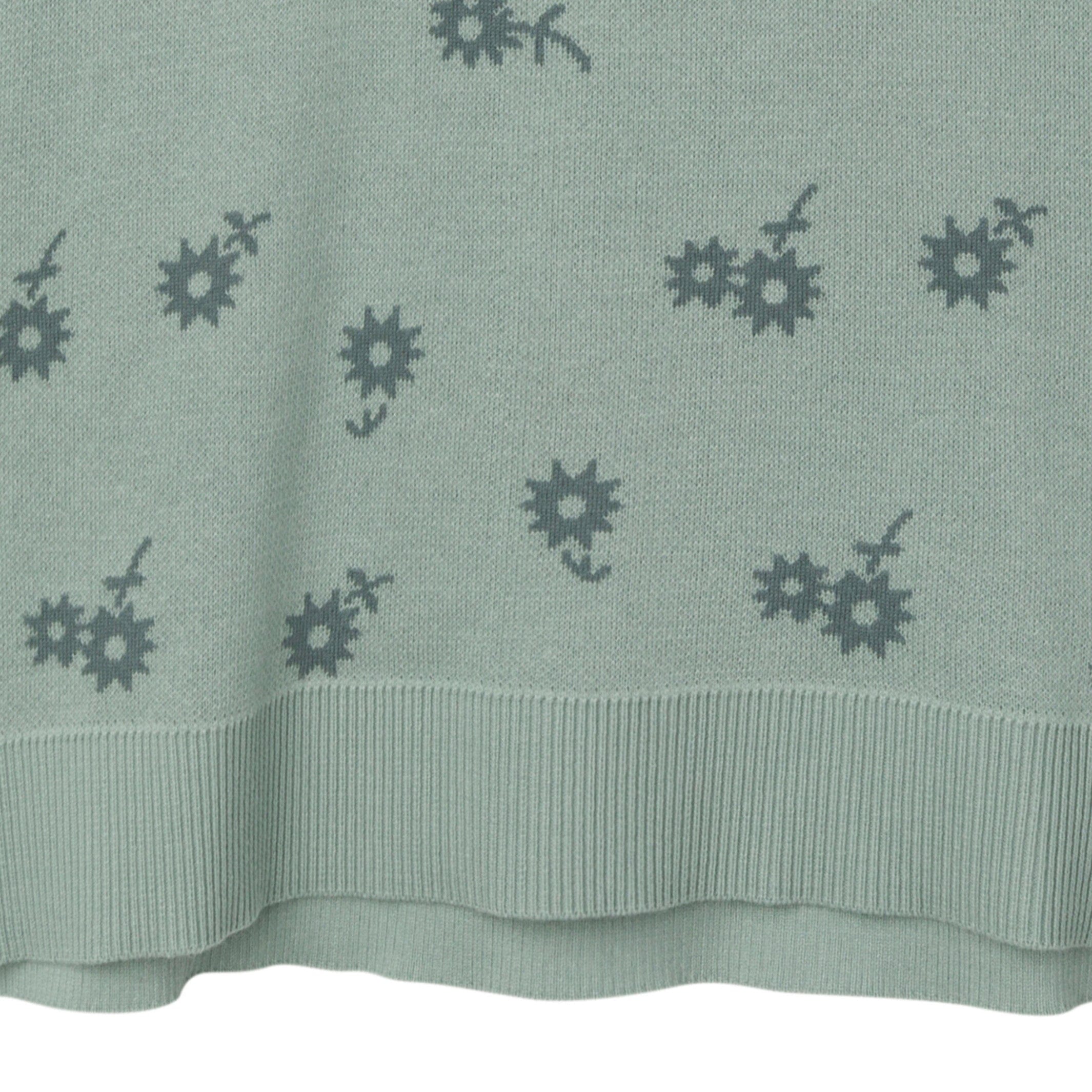 Womens Medium Sky Daisies Sweater