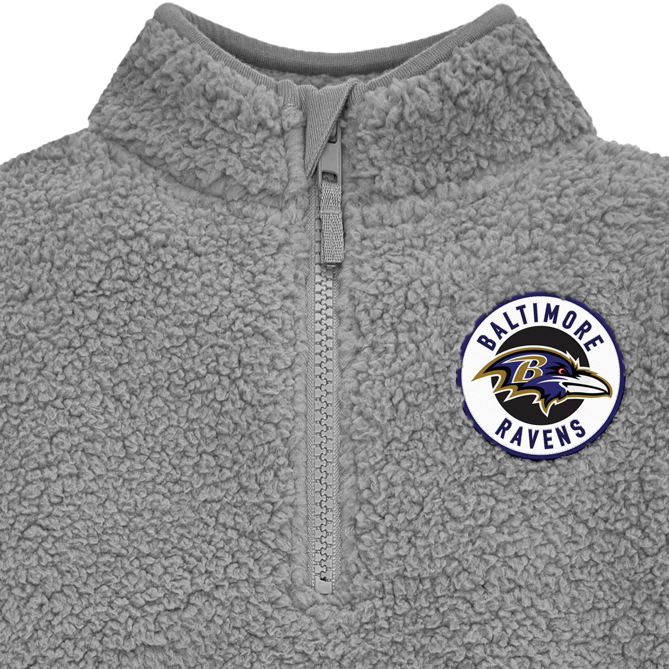 Infant & Toddler Baltimore Ravens 1/4 Zip Sherpa Top