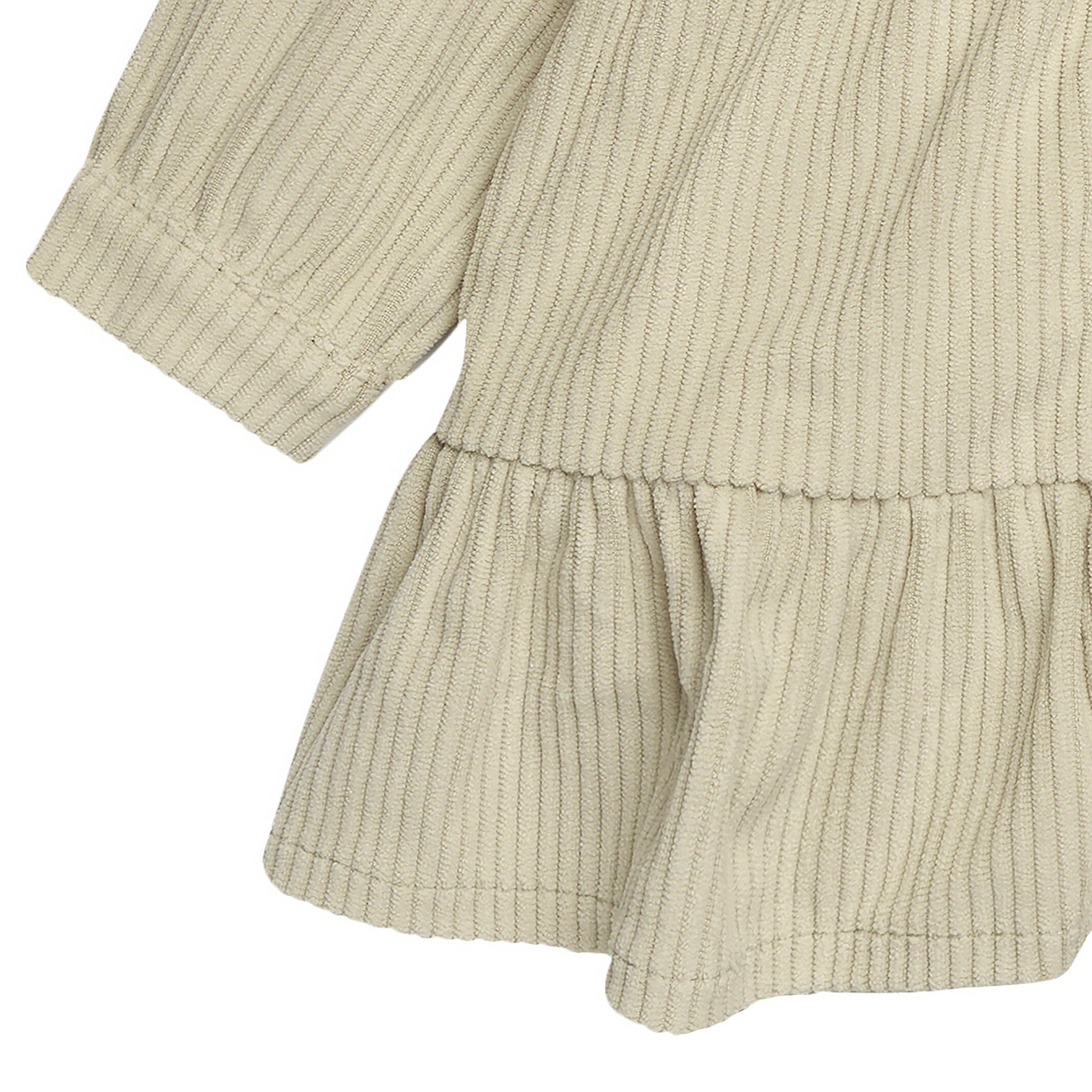 2-Piece Baby Girls Sage Corduroy Dress Set