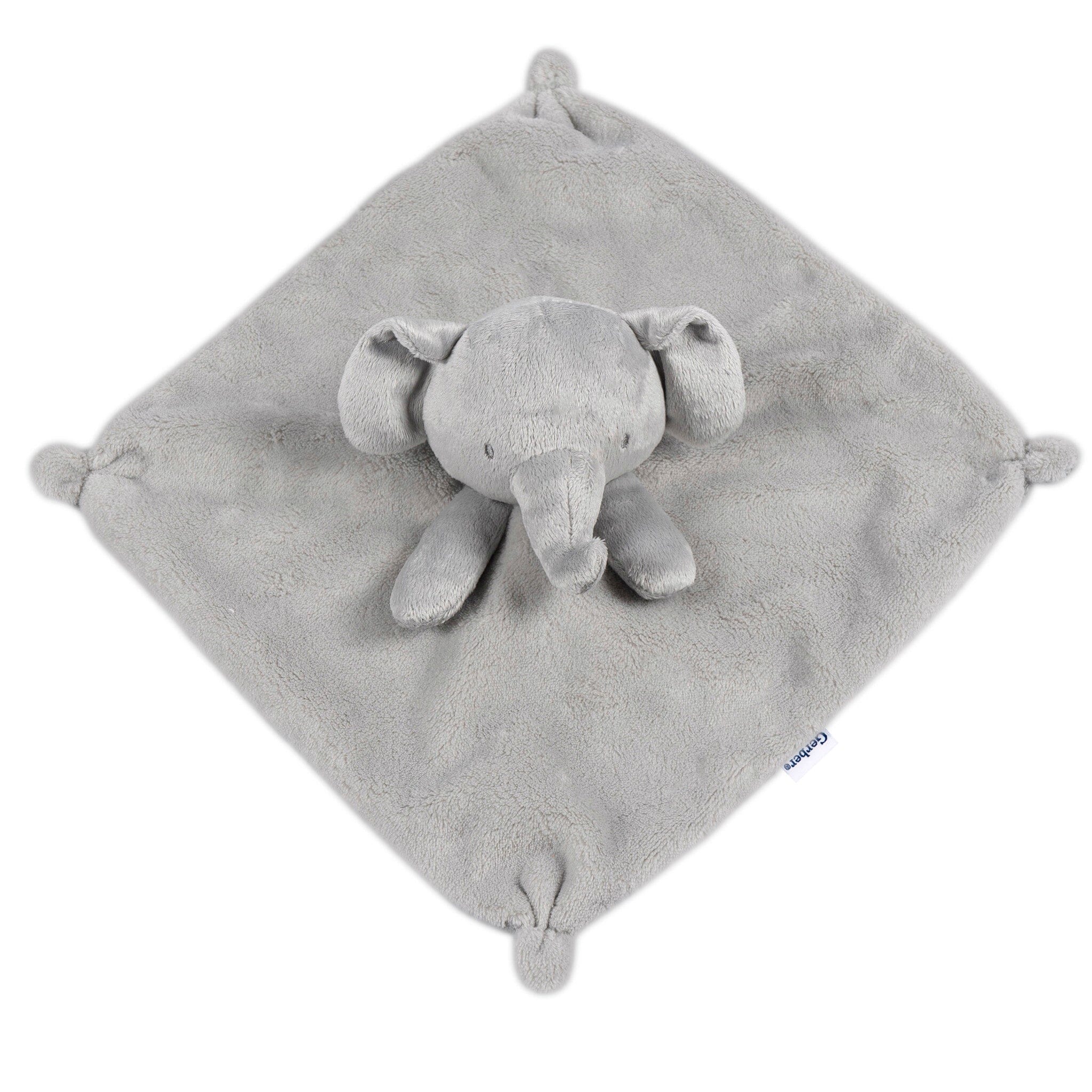 Baby Neutral Elephant Security Blanket