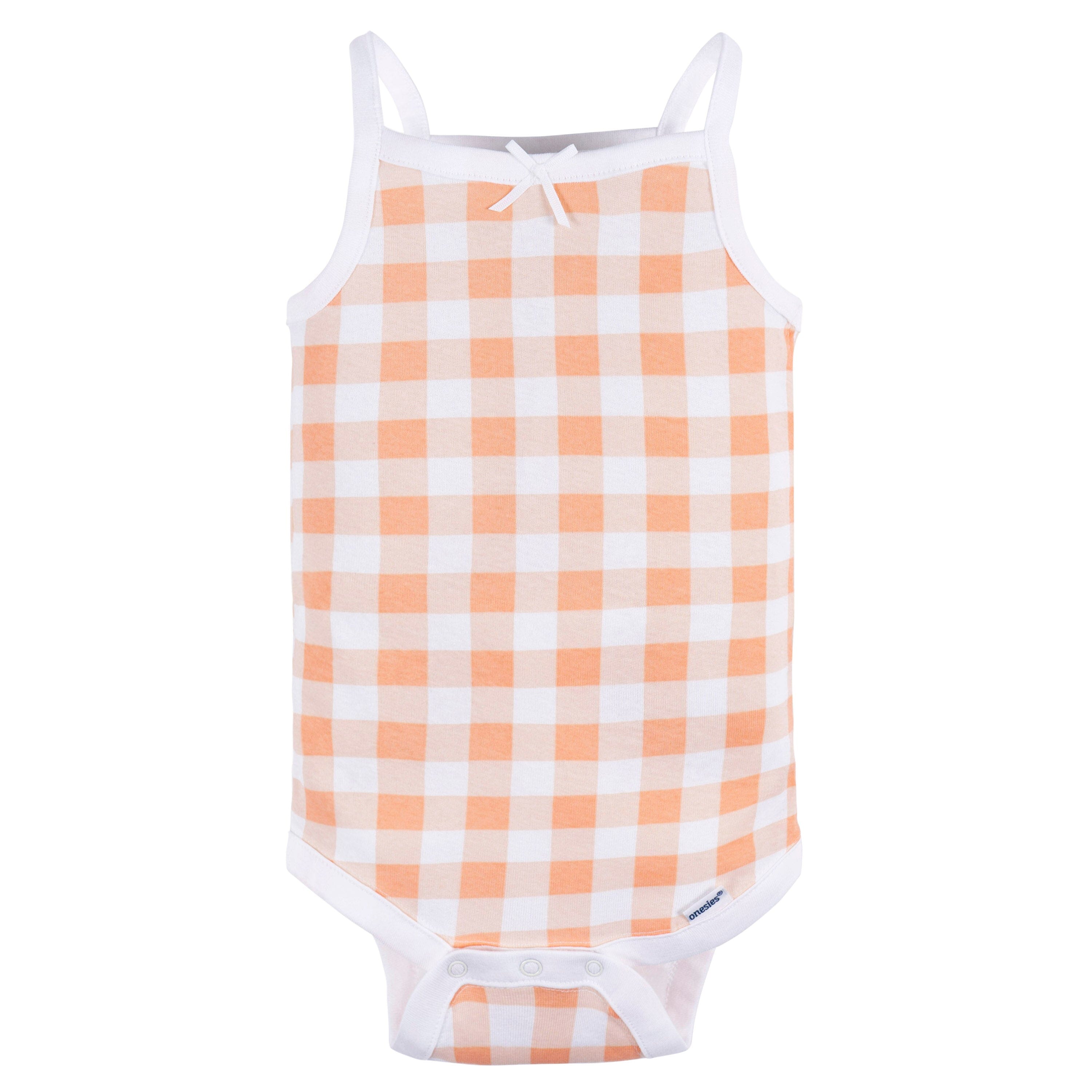 4-Pack Baby Girls Picnic Sleeveless Onesies Bodysuits