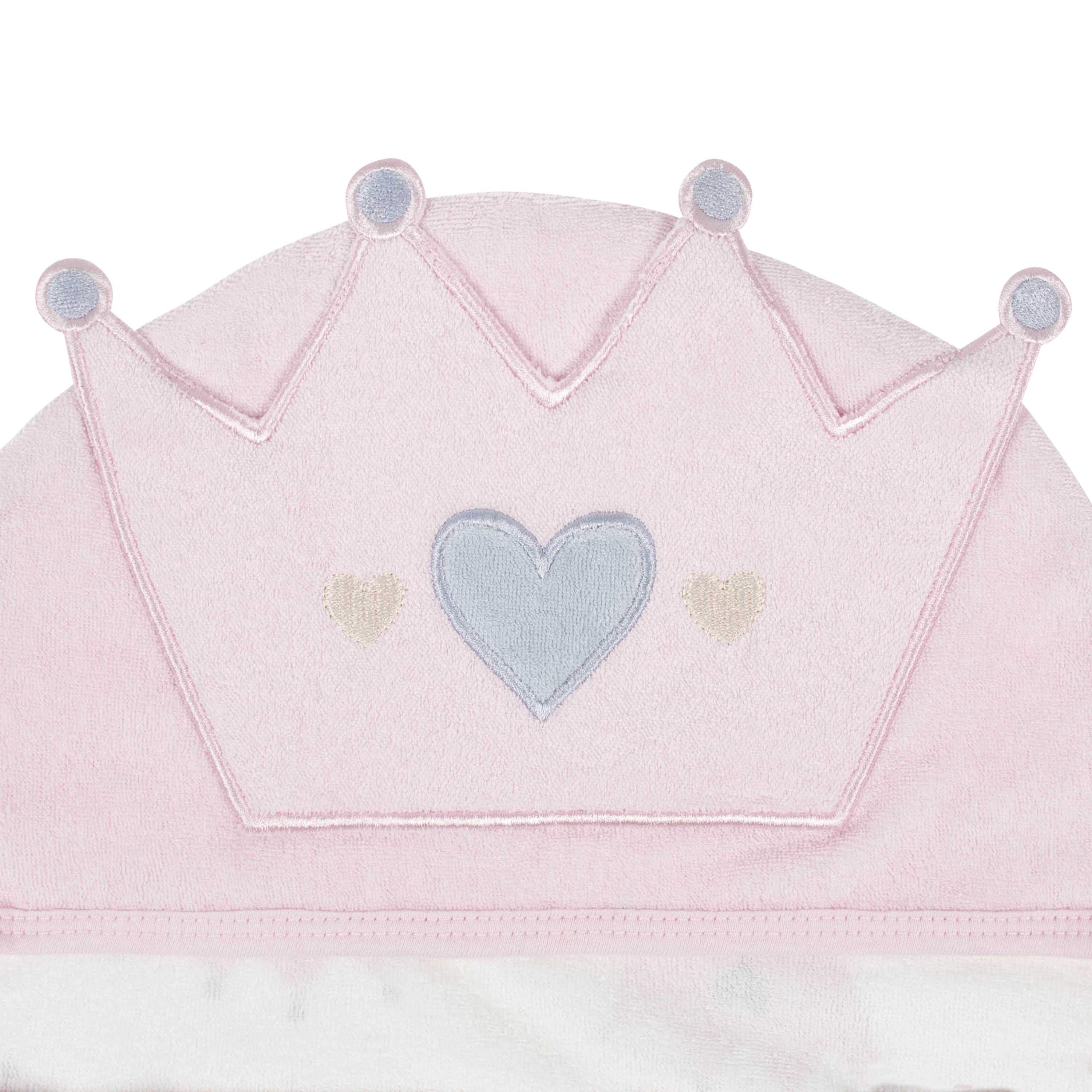 Baby Girls Princess Hooded Bath Wrap