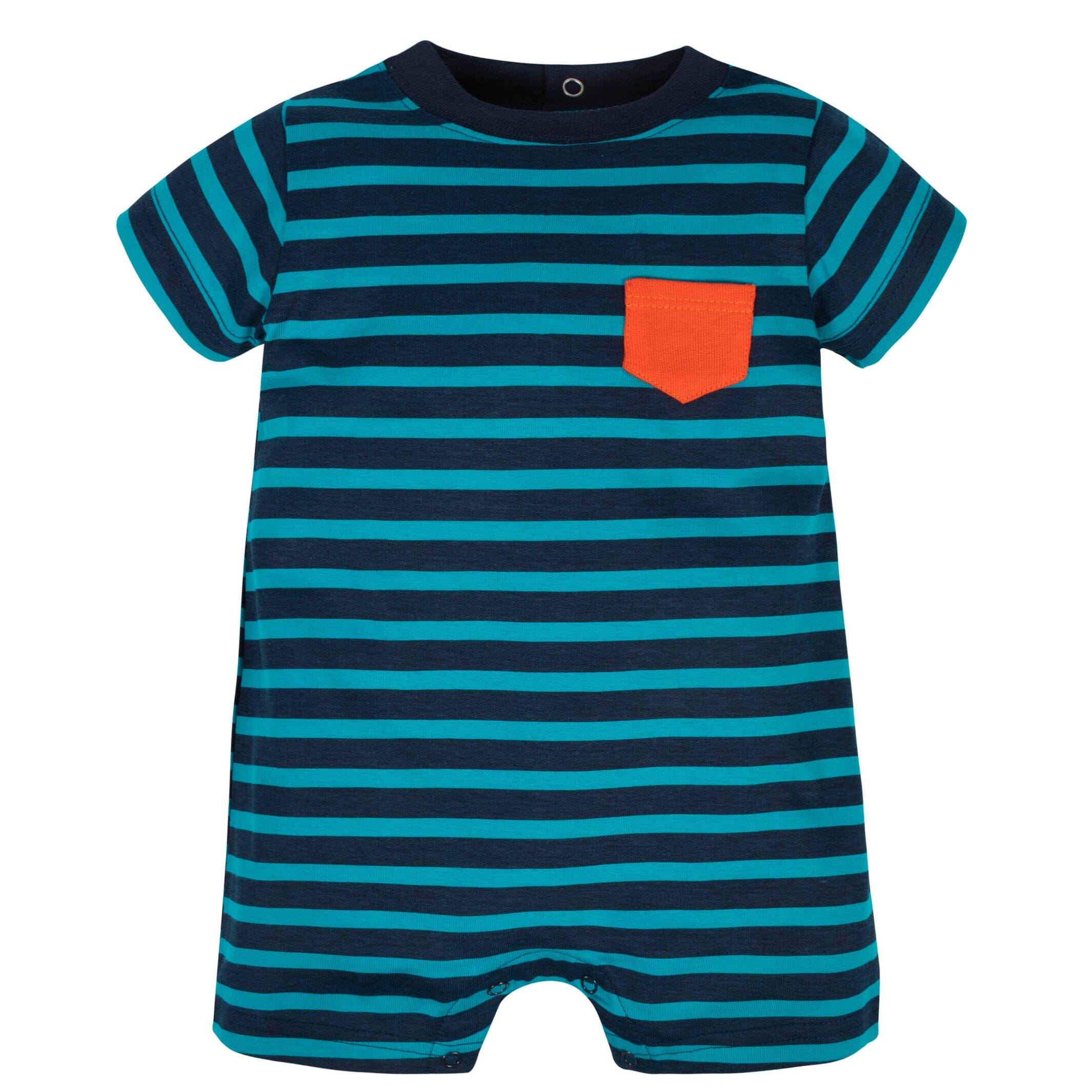 2-Pack Baby Boys Dino Blues Rompers