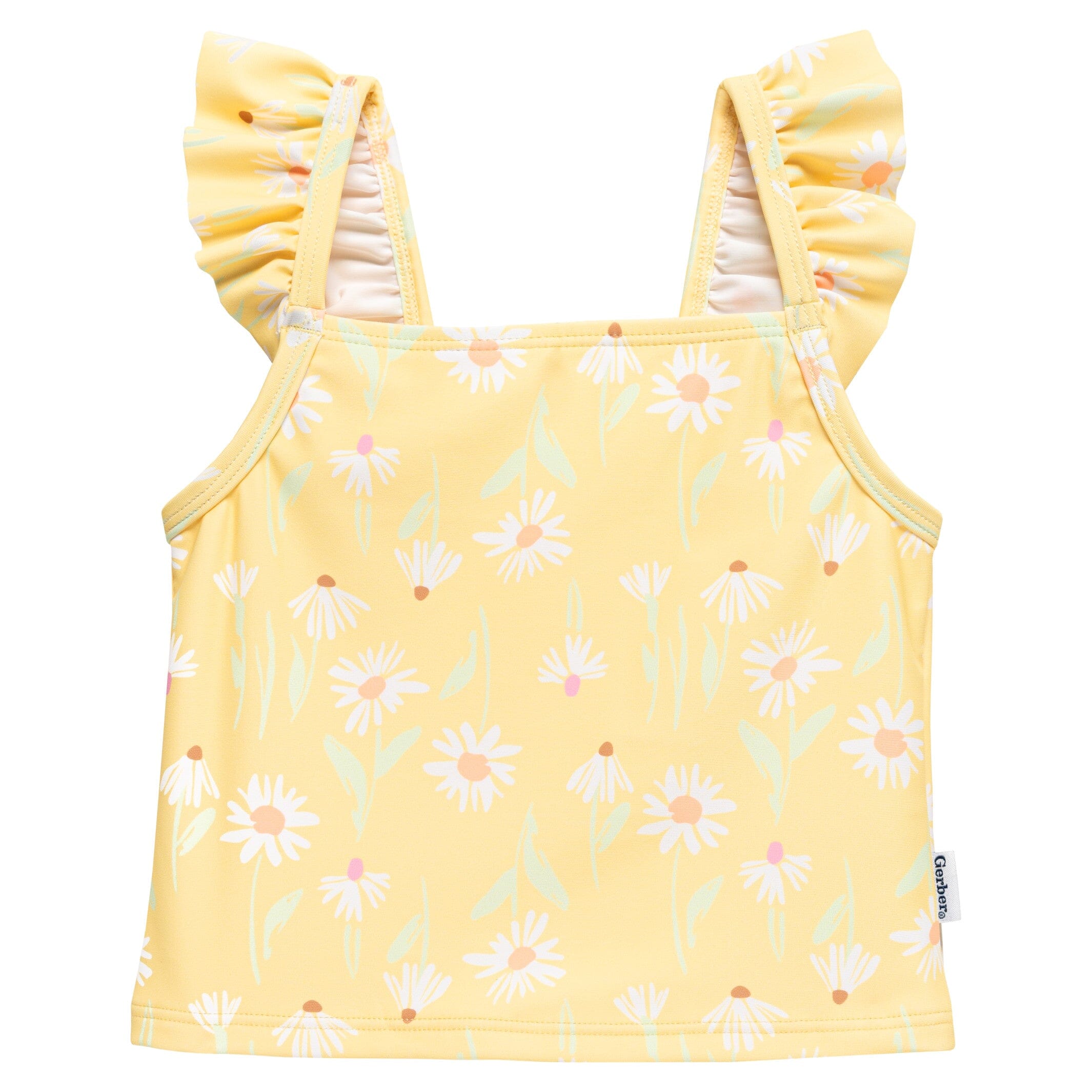 2-Piece Toddler Girls UPF 50+ Daisies Swimsuit Set