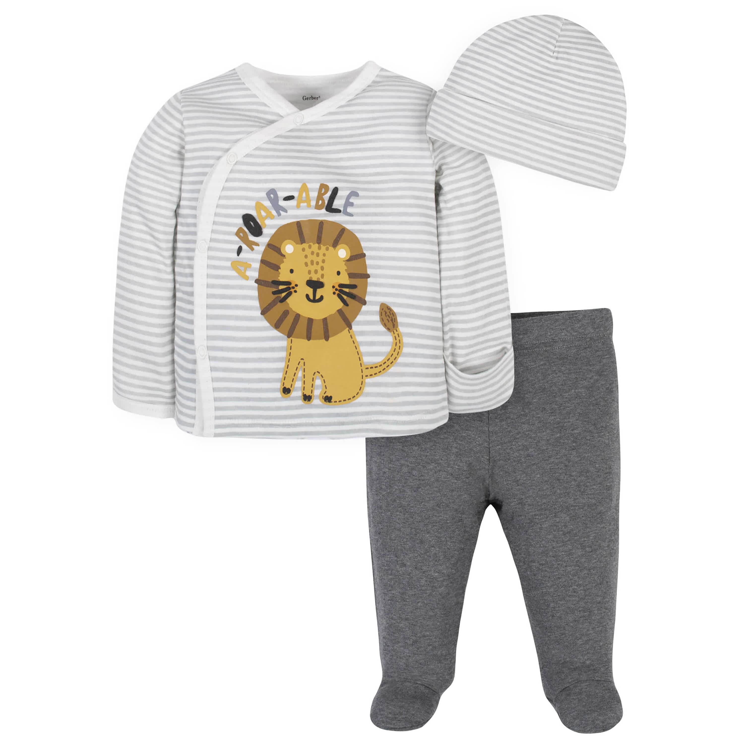 6-Piece Baby Boys Lion Onesies Bodysuits & Take-Me-Home Set