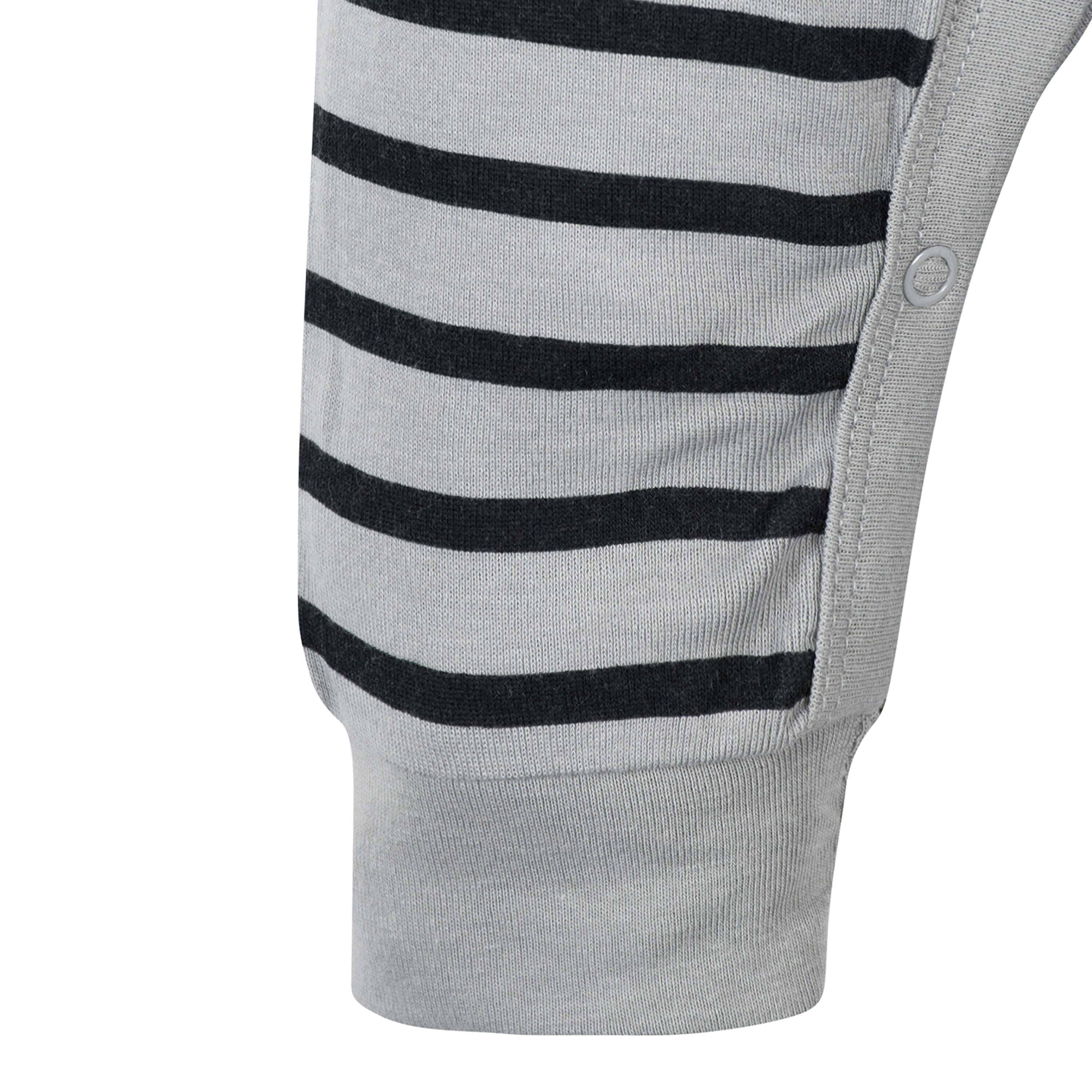 Baby Boys Stripe Organic Coveralls