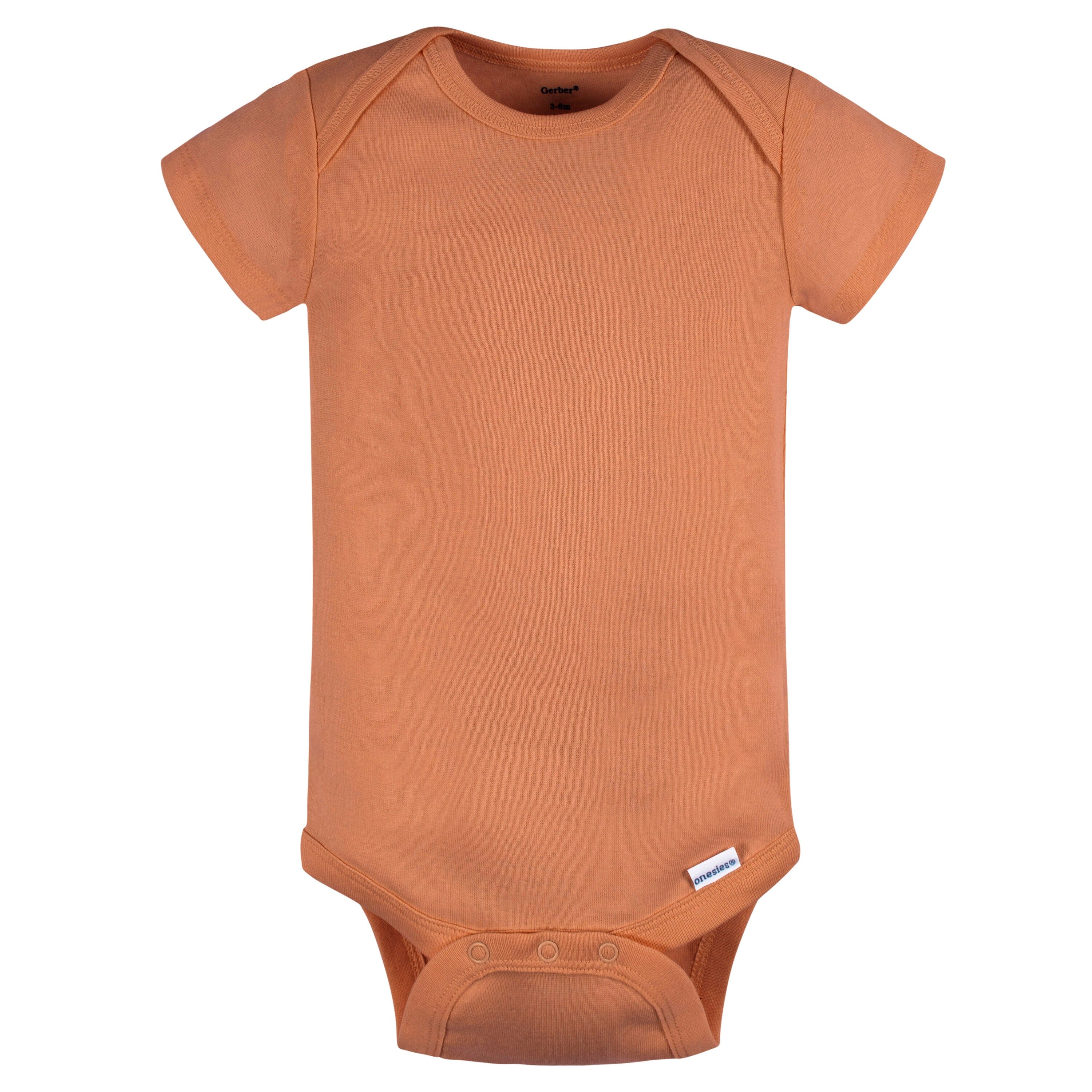 5-Pack Baby Neutral Green/ Brown Short Sleeve Onesies Bodysuits