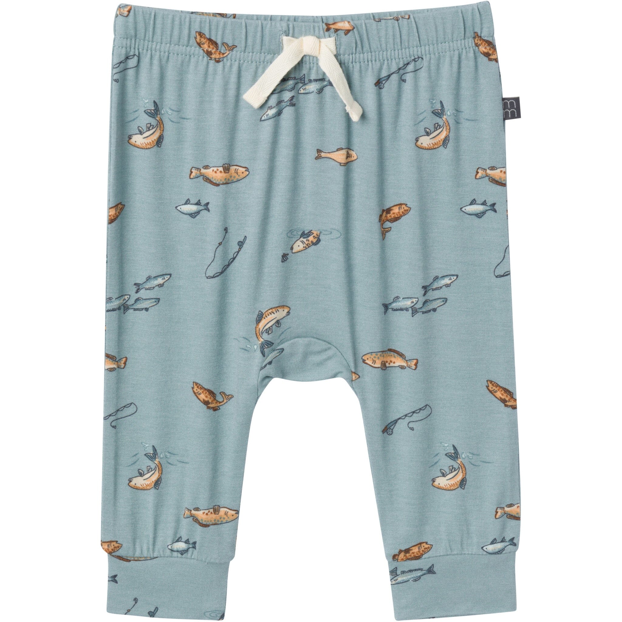 4-Pack Baby Boys Medium Teal Fishing Bodysuit and Pant Set