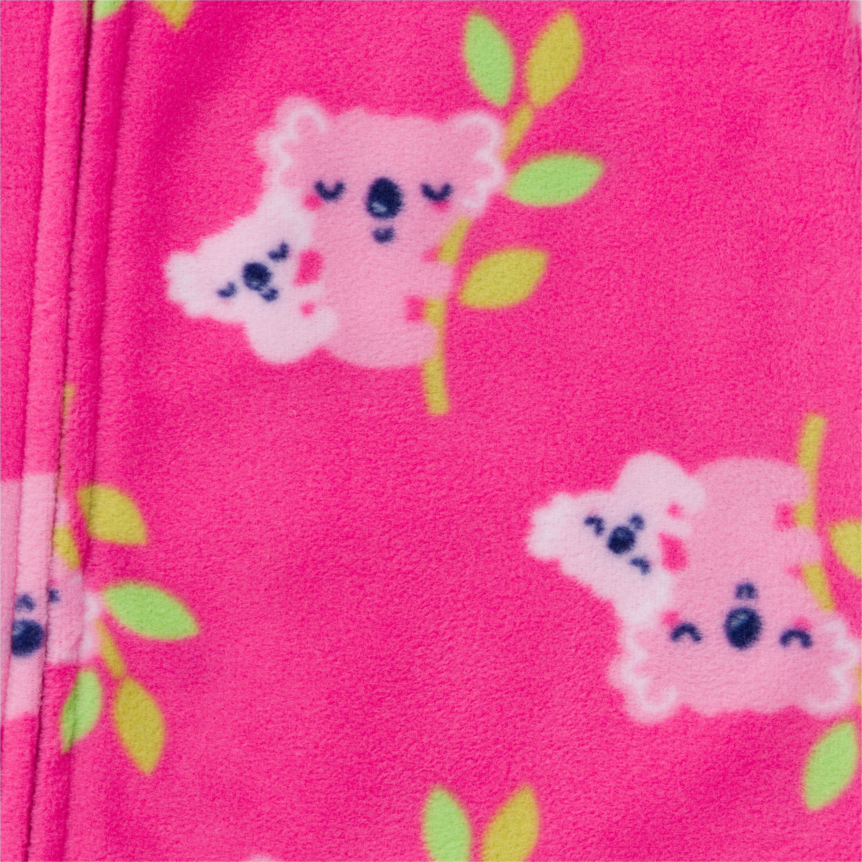 Baby Girls Koala Fleece Pajamas