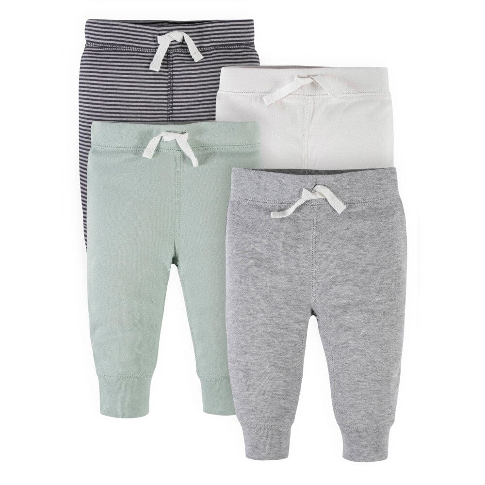 4-Pack Baby Boys Gray Active Pants