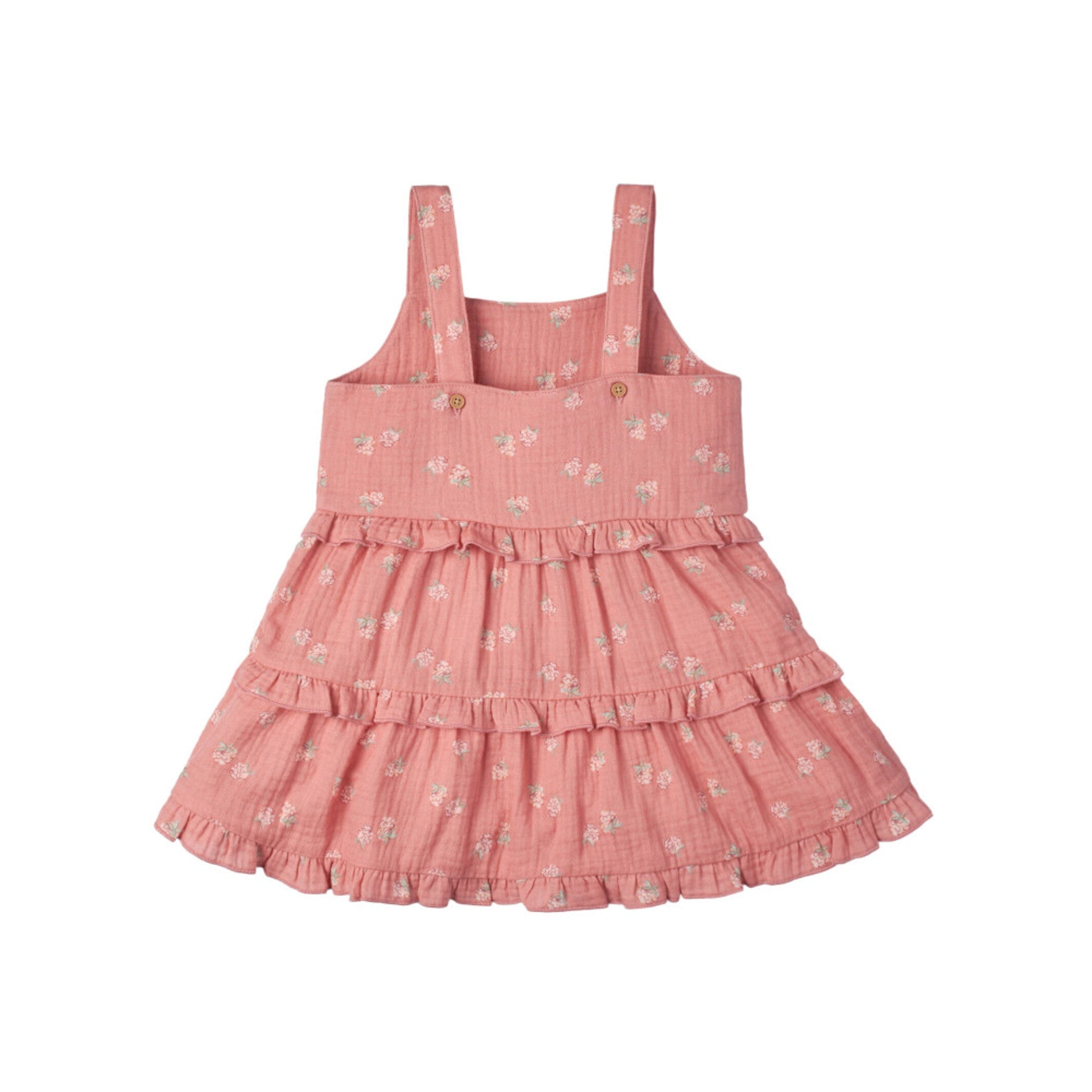 Infant & Toddler Girls Pink Raspberries Tiered Dress