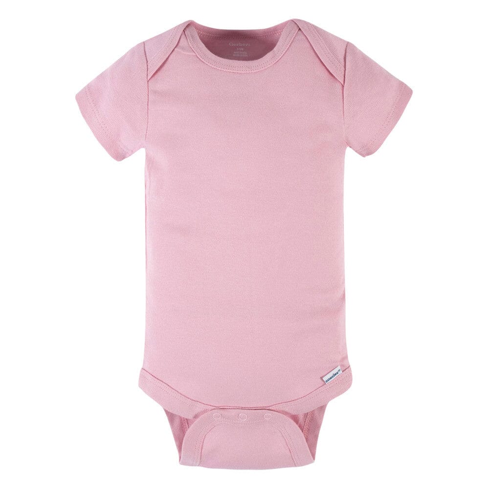 5-Pack Baby Girls Princess Short Sleeve Onesies Bodysuits