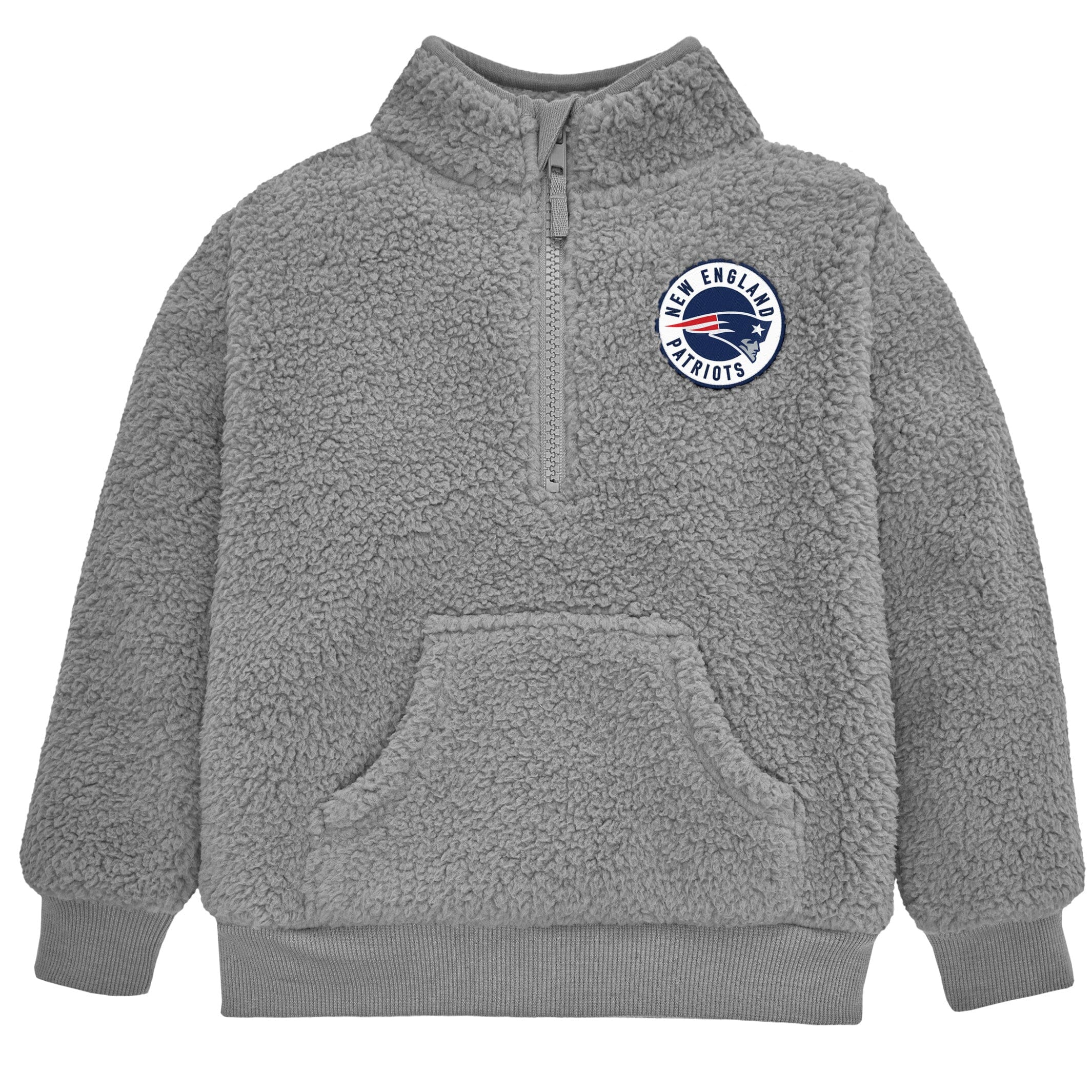 Infant & Toddler New England Patriots 1/4 Zip Sherpa Top