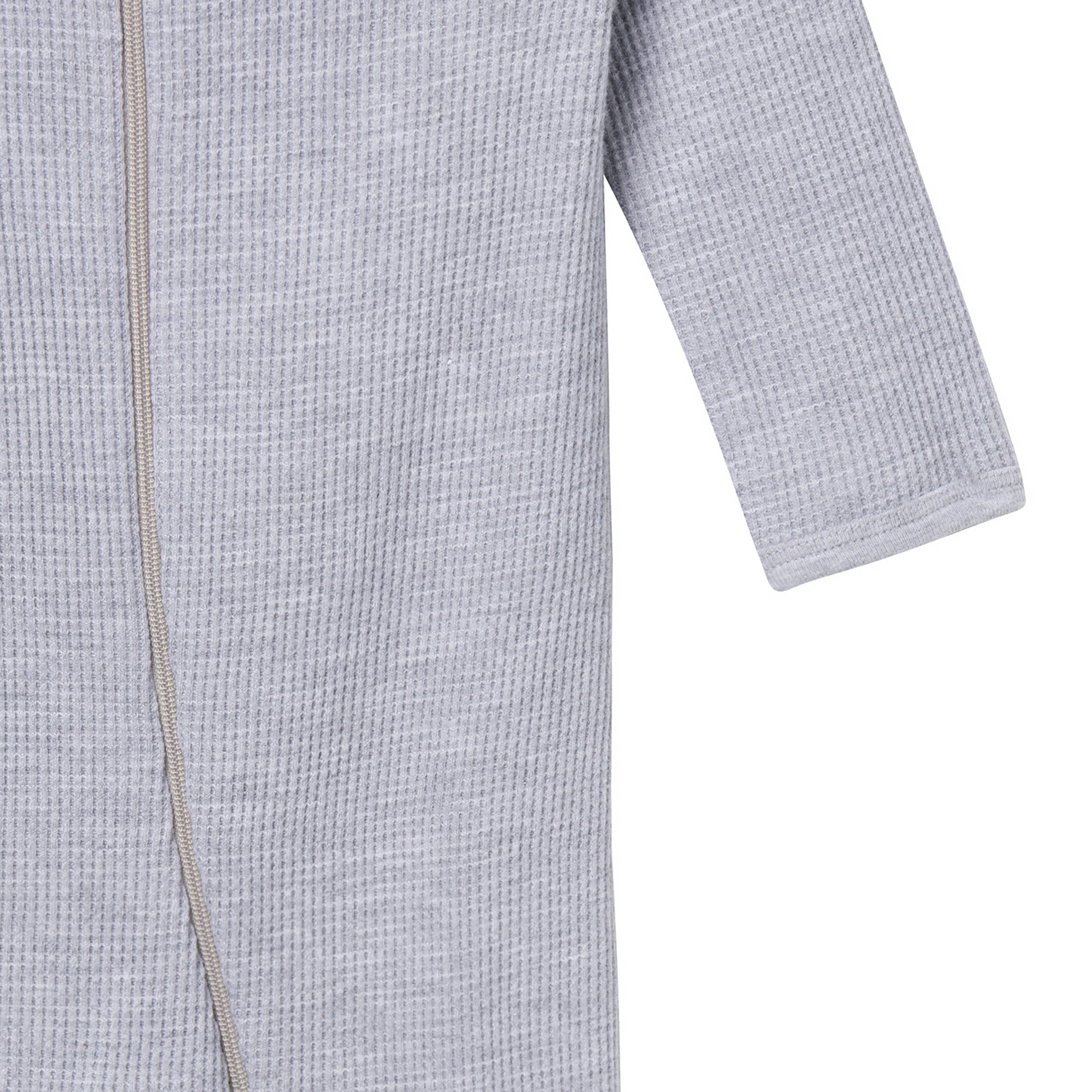 Baby Neutral Grey Heather Waffle Sleep 'N Play