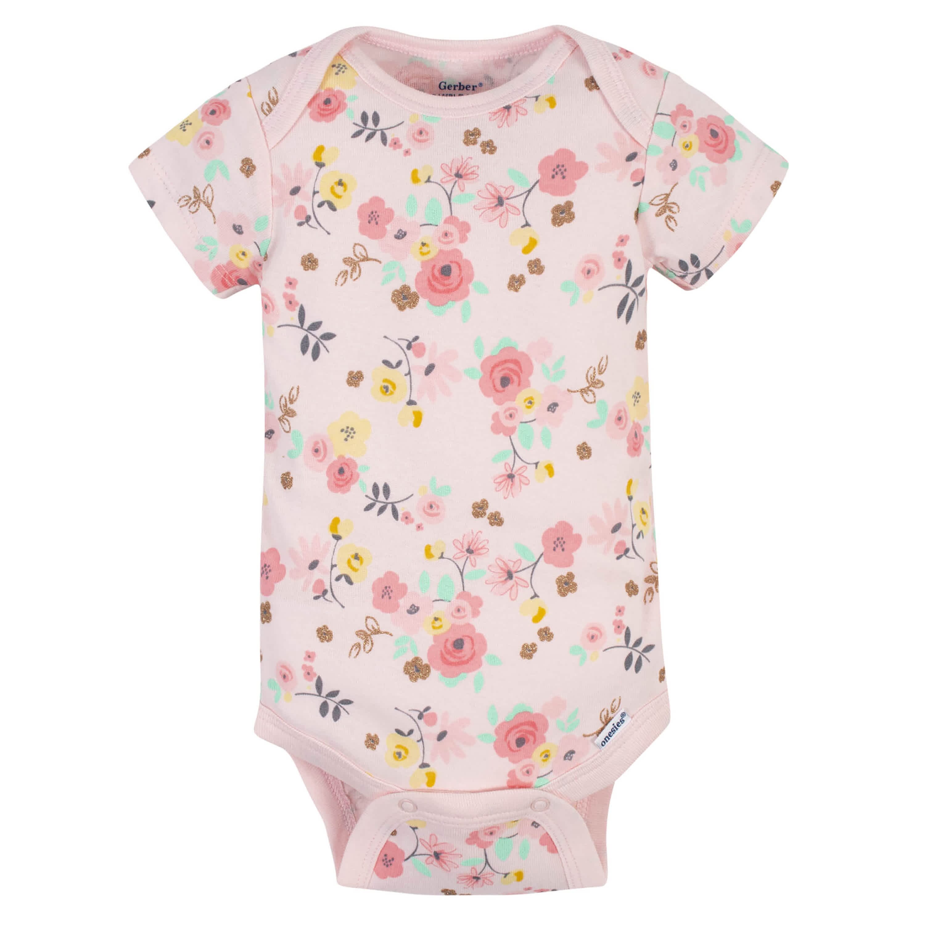 6-Piece Baby Girls Love You Onesies Bodysuits & Take-Me-Home Set