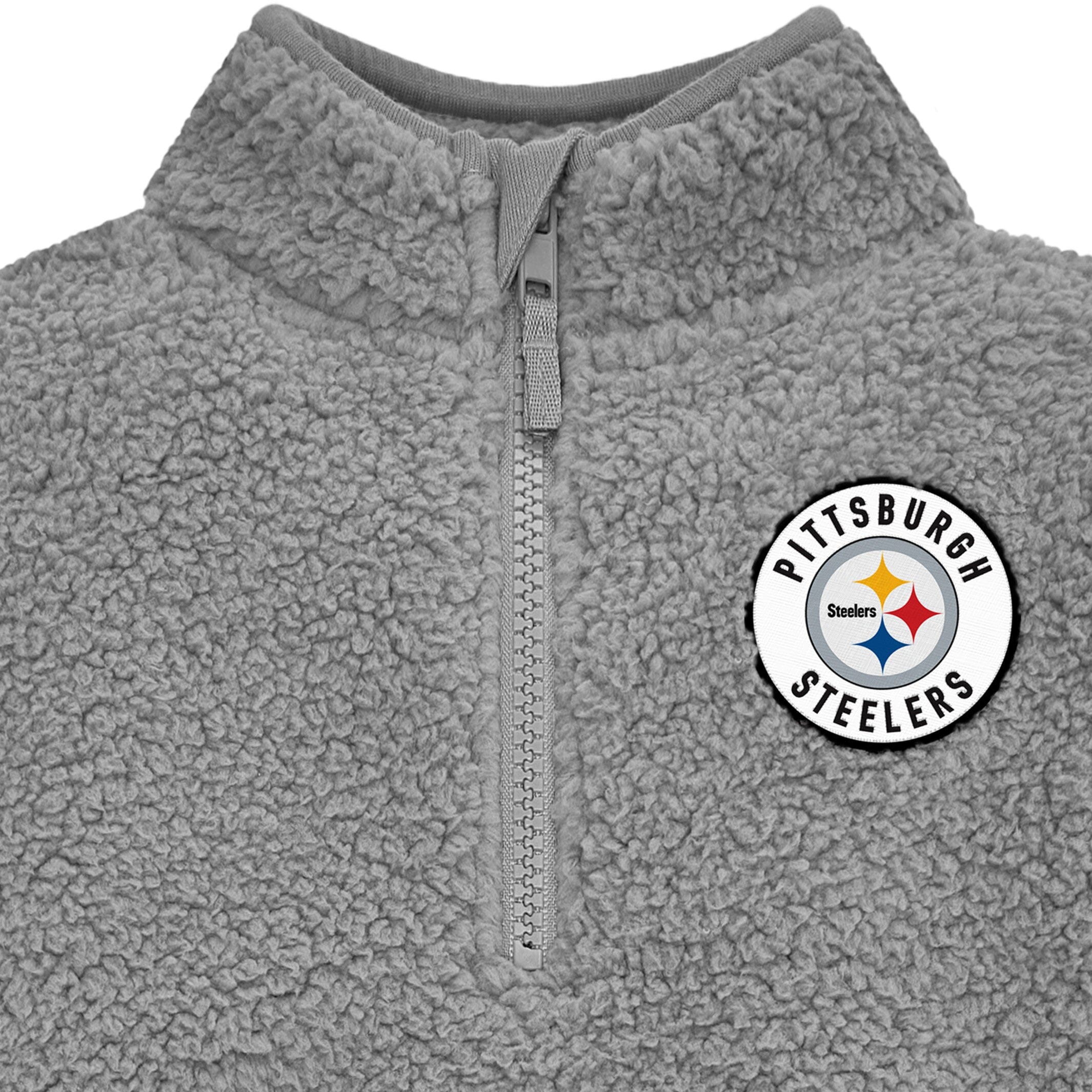 Infant & Toddler Pittsburgh Steelers 1/4 Zip Sherpa Top