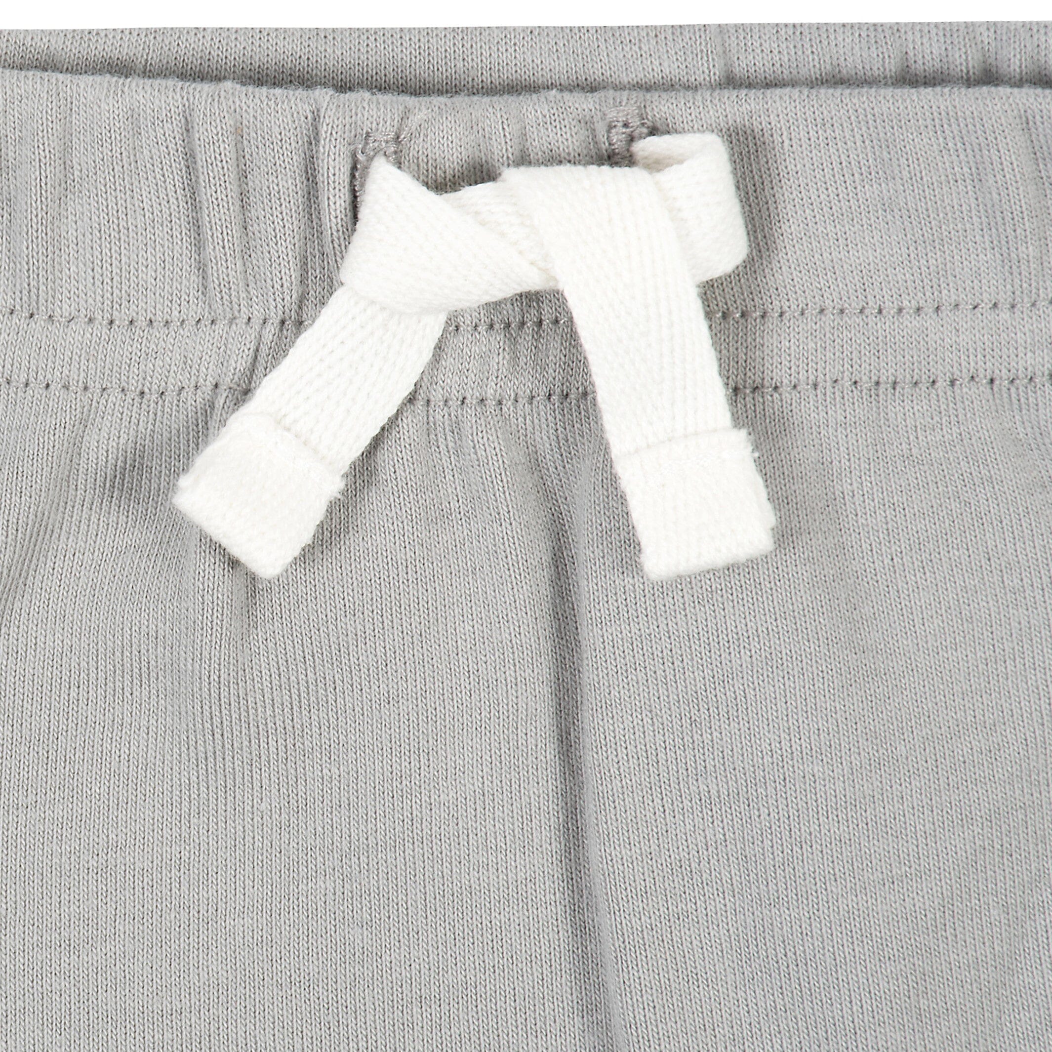 Baby Boys Gray Organic Shorts