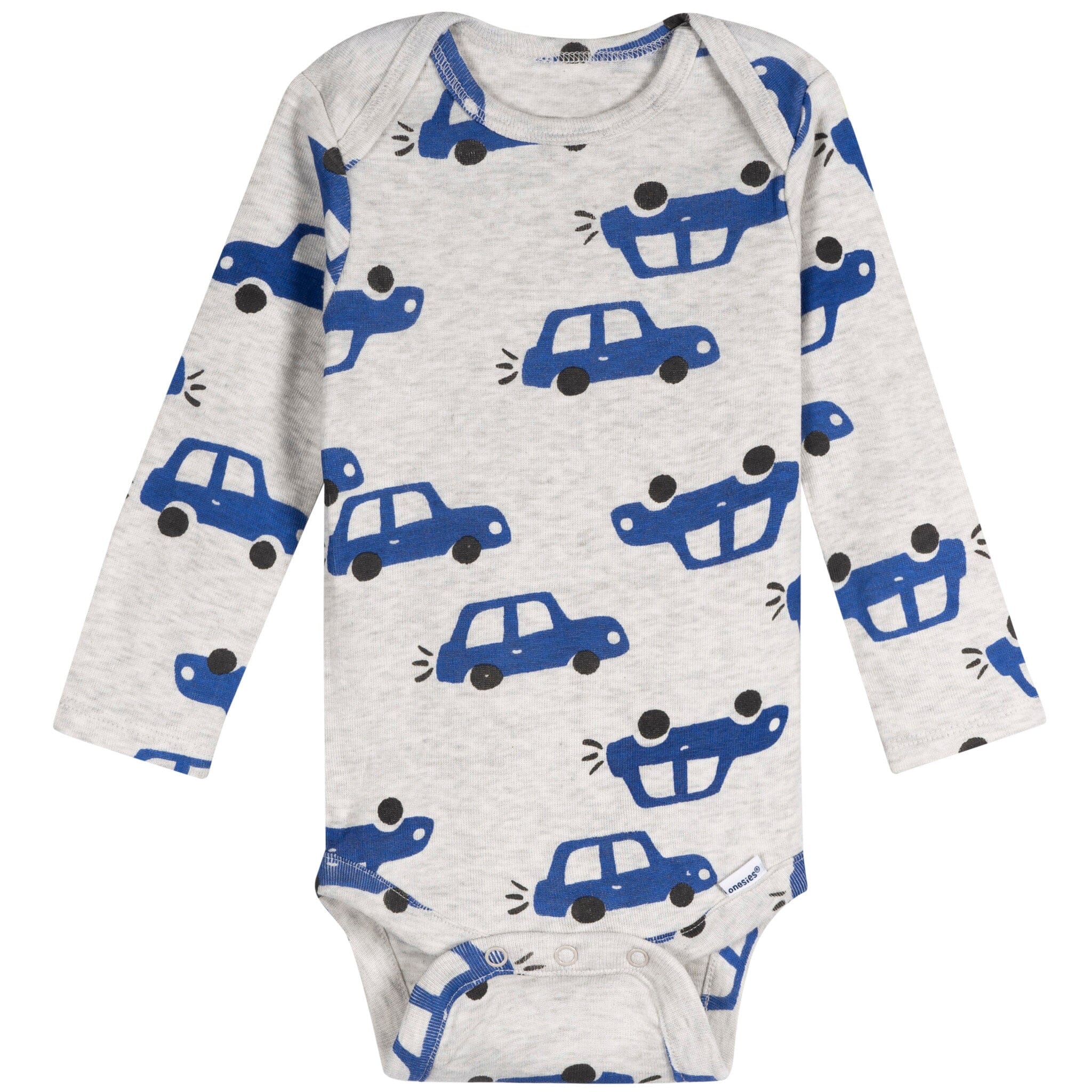 6-Pack Baby Boys Food Long Sleeve Onesies Bodysuits