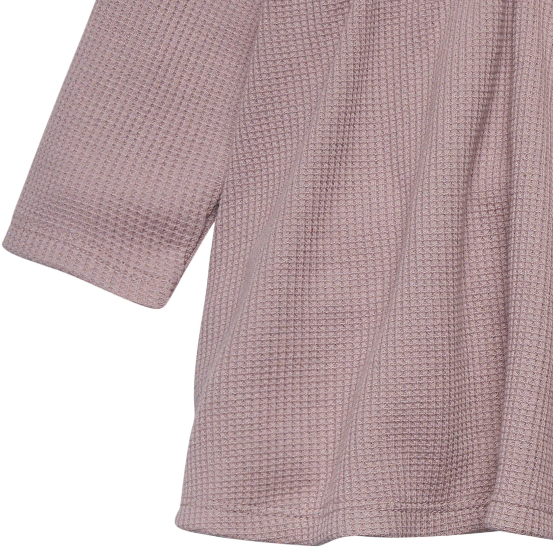 2-Piece Baby Girls Medium Lilac Waffle Dress Set