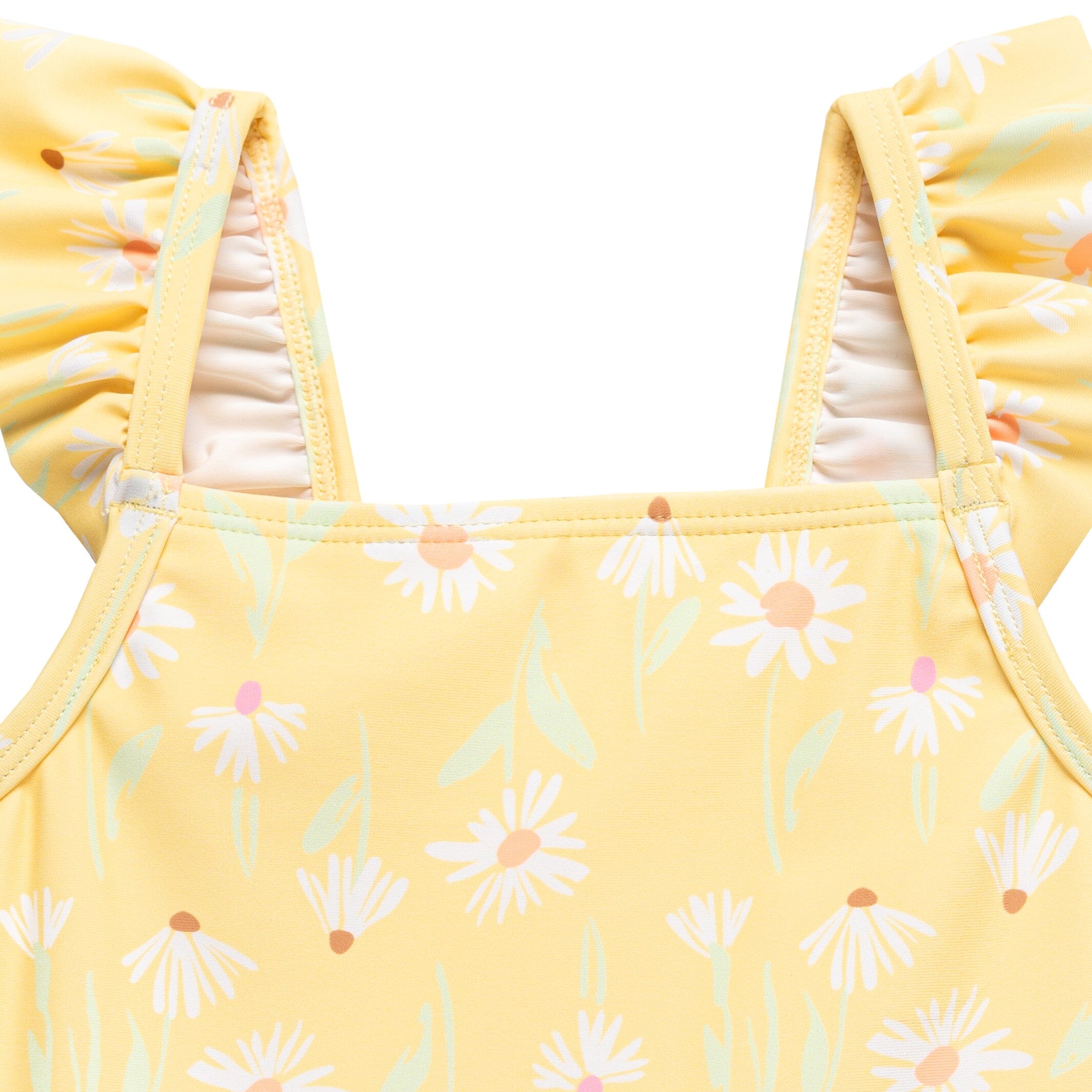 2-Piece Toddler Girls UPF 50+ Daisies Swimsuit Set