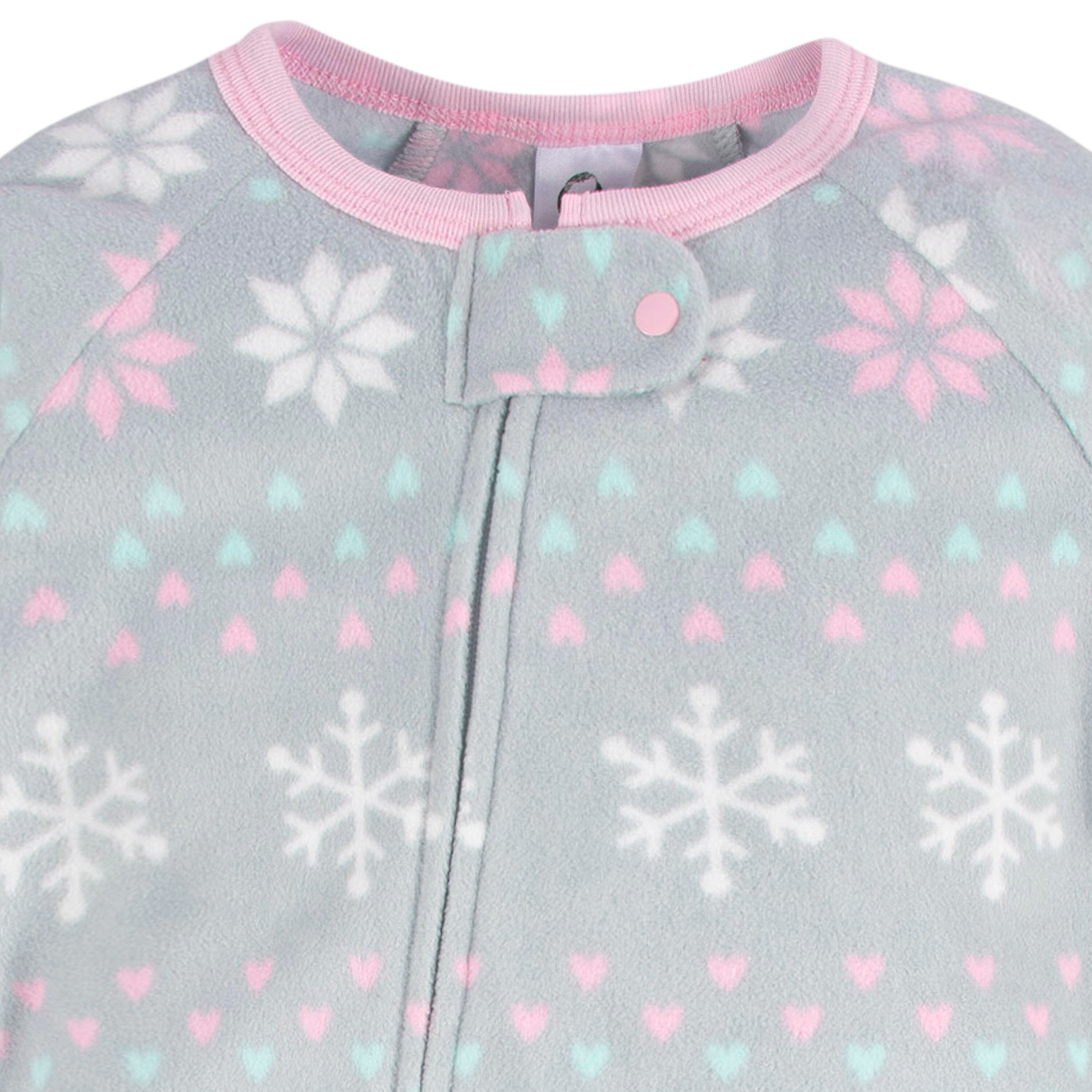 Baby & Toddler Girls Fair Isle Fleece Pajamas