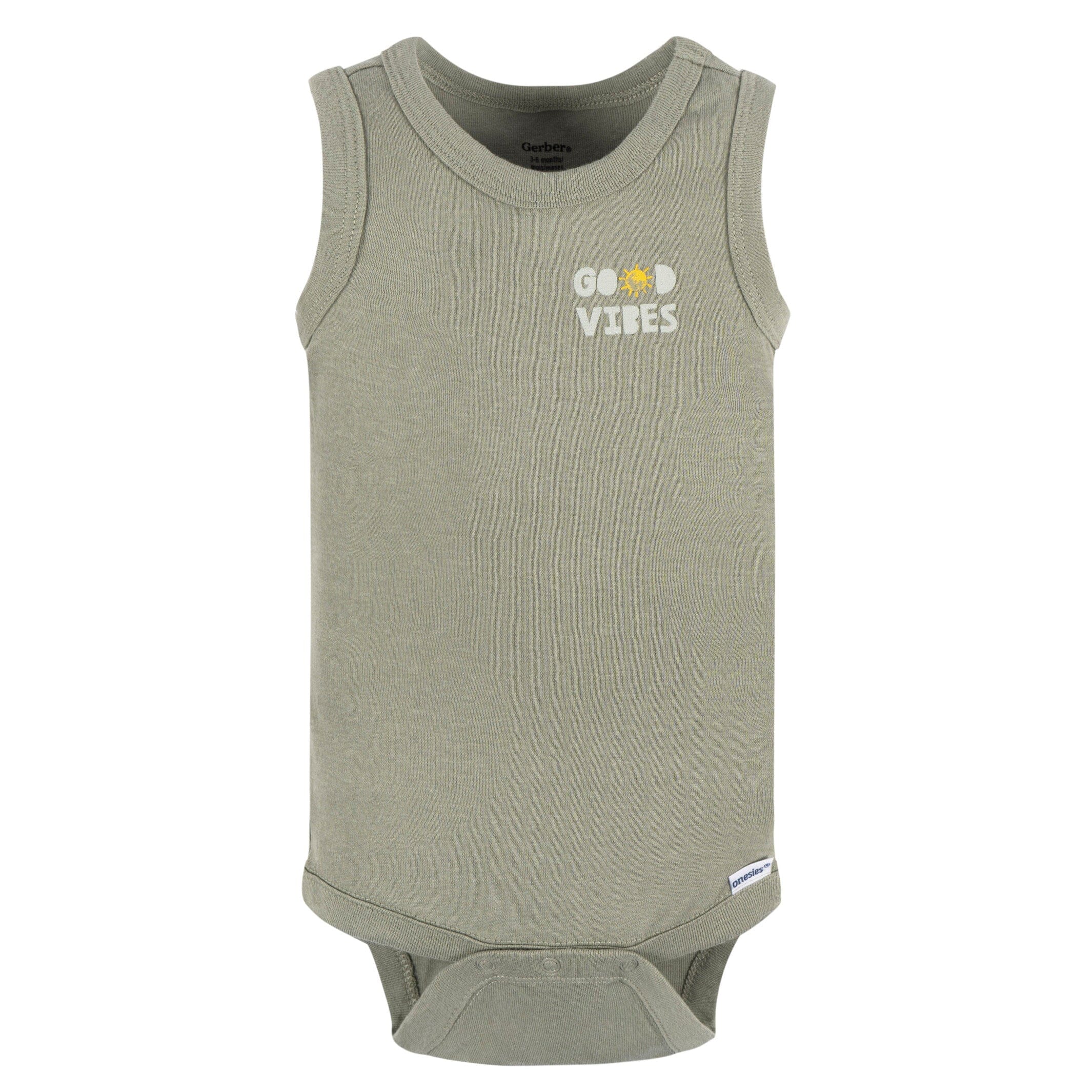 4-Pack Baby Boys Sea Turtles Sleeveless Onesies Bodysuits