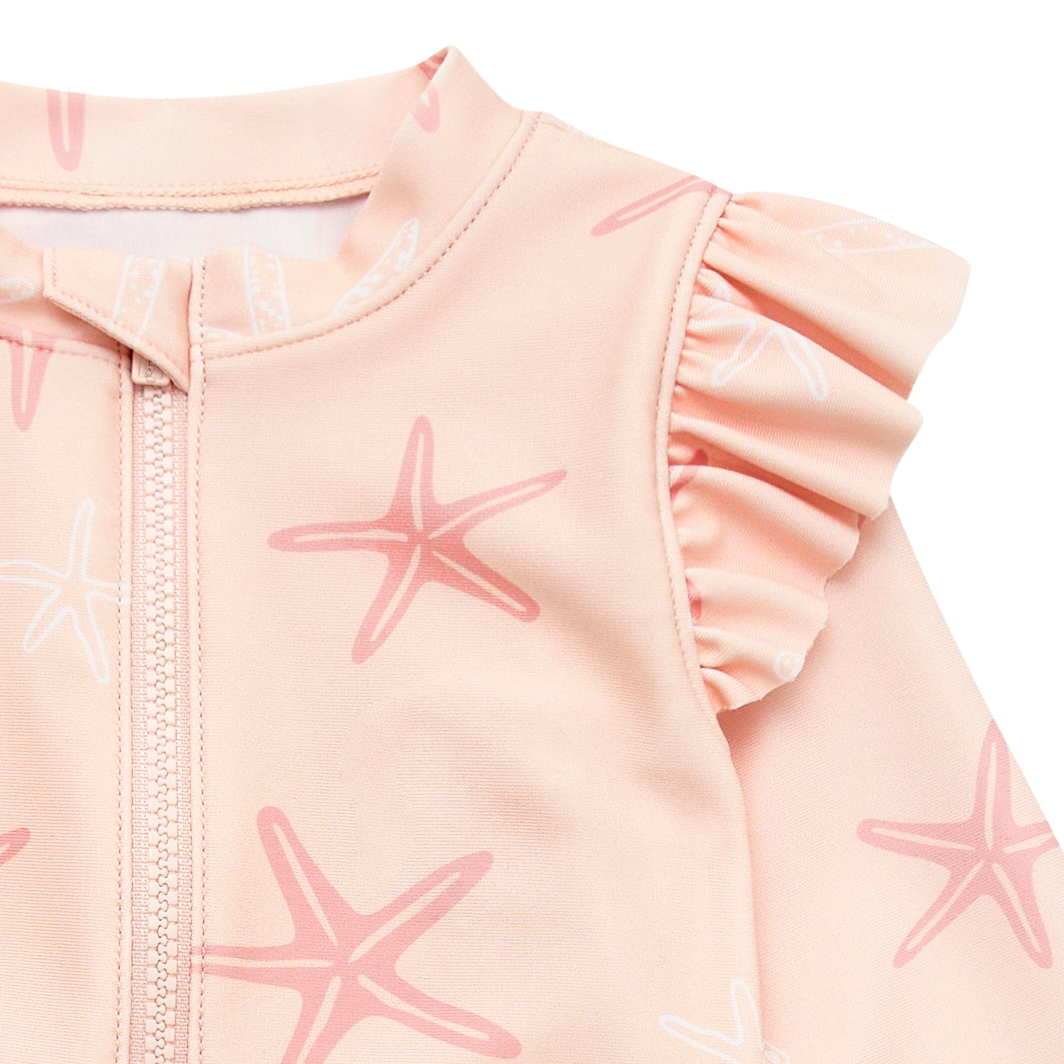 Baby Girls UPF 50+ Starfish Rash Guard