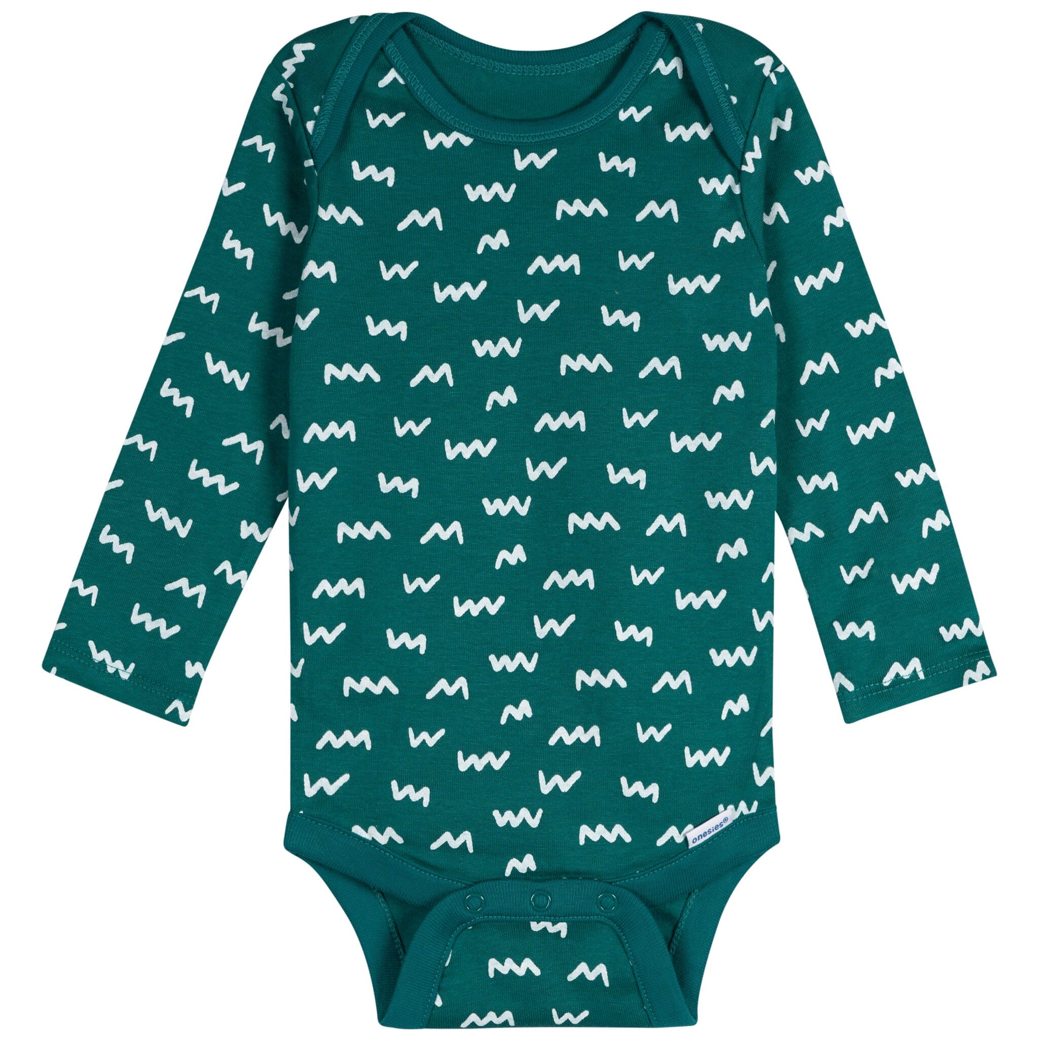 6-Pack Baby Boys Dinos Long Sleeve Onesies Bodysuits