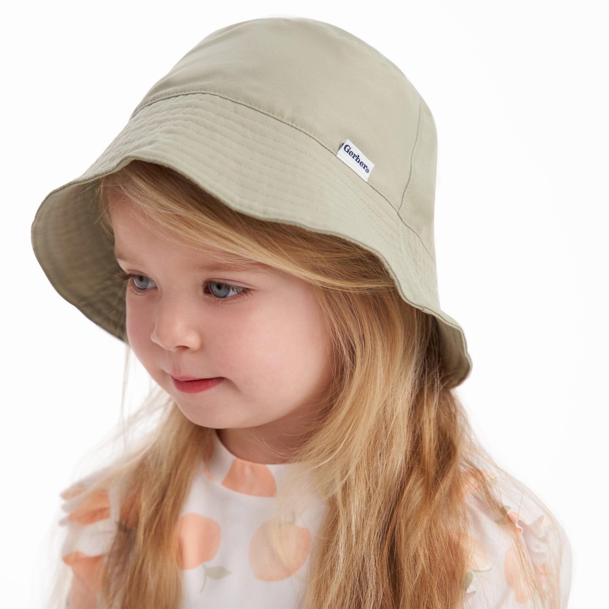 Toddler Neutral UPF 50+ Olive Sun Hat