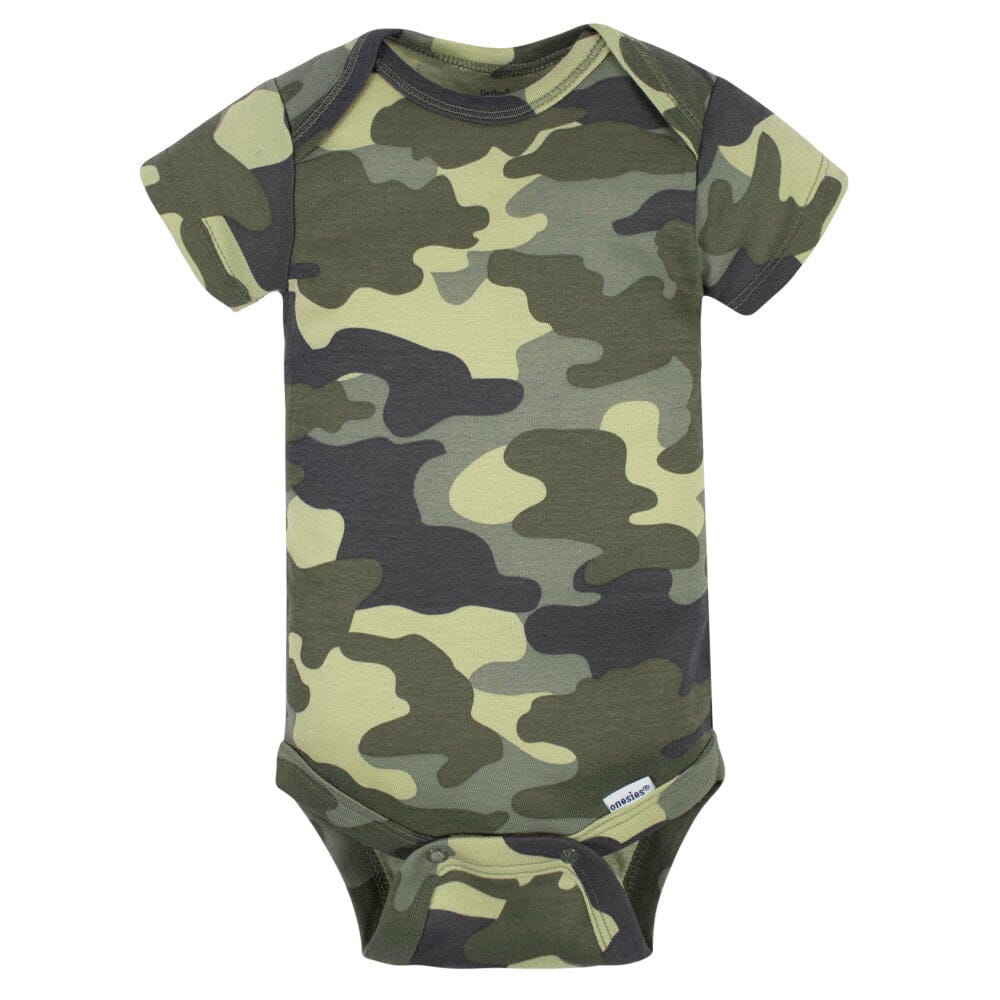 5-Pack Baby Boys Dino Short Sleeve Onesies Bodysuits