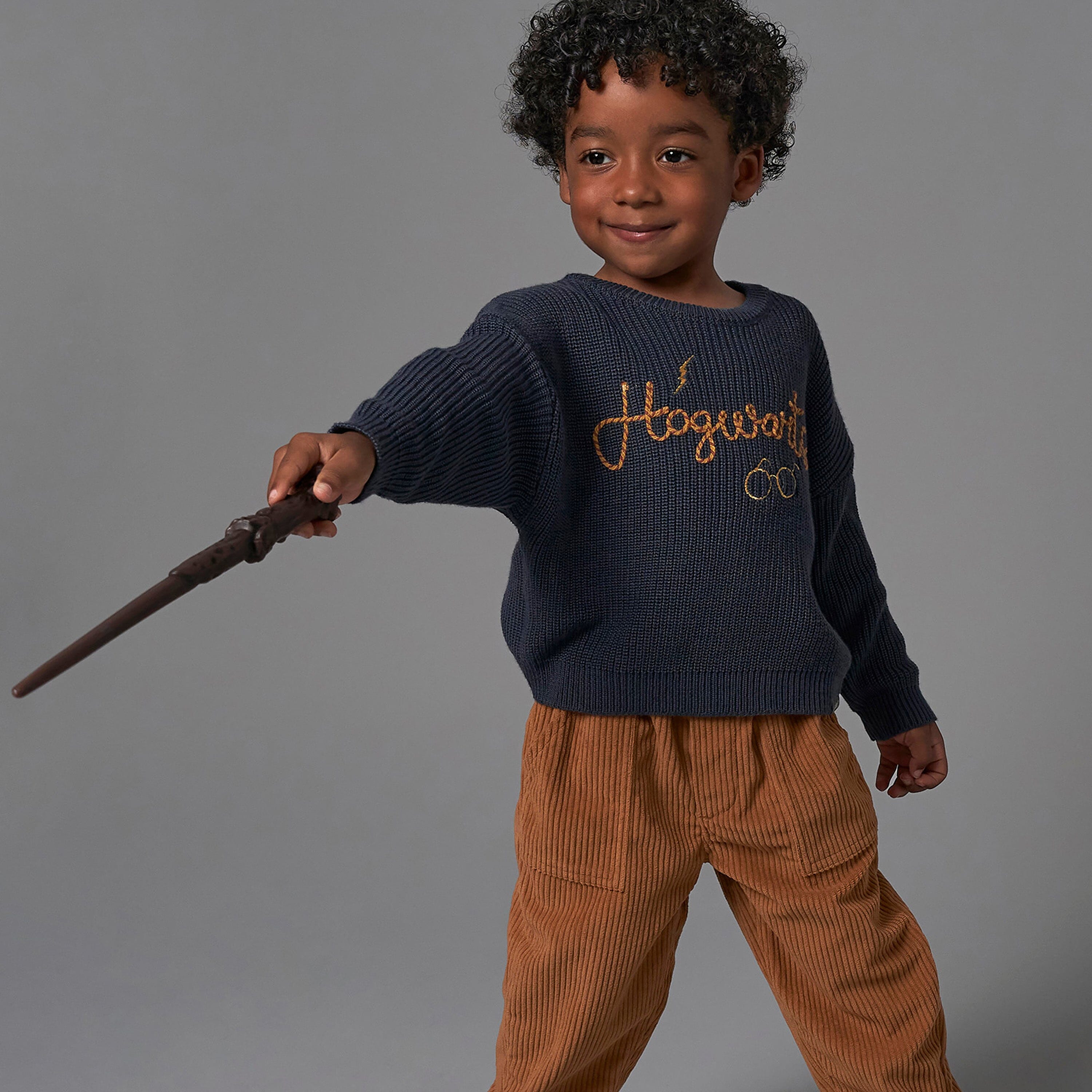 Infant and Toddler Neutral Hogwarts Sweater