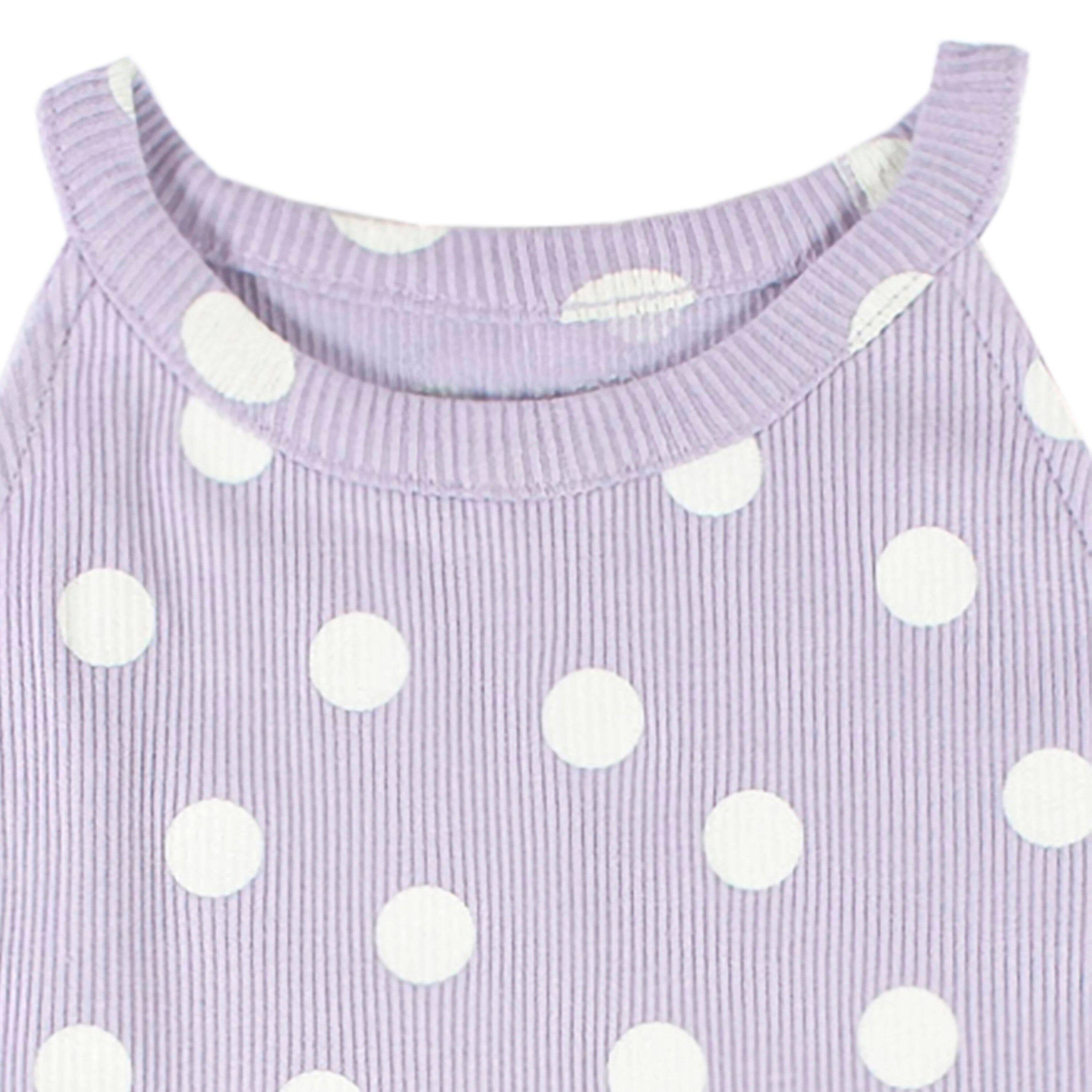 Infant & Toddler Girls Purple Sleeveless Halter Dress