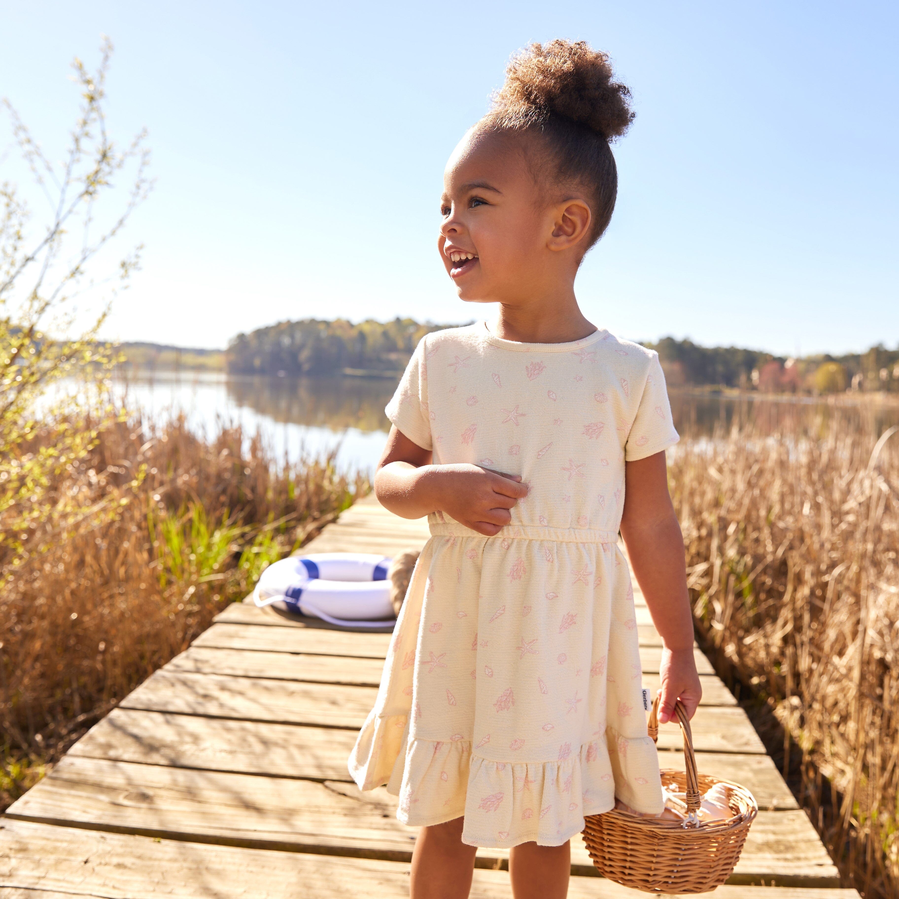 Toddler Girls Seashells Dress