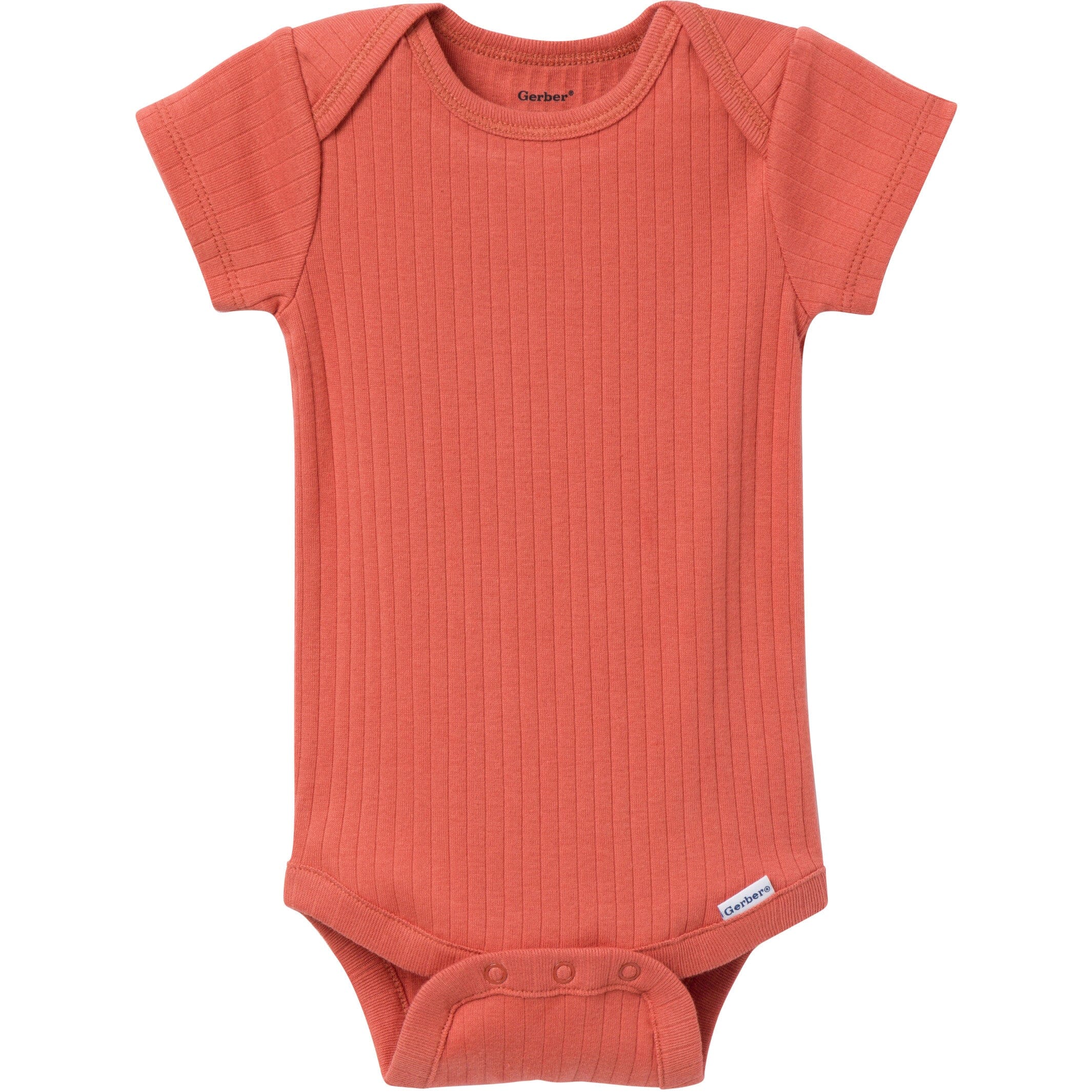 6-Pack Baby Girls Red Onesies Bodysuits