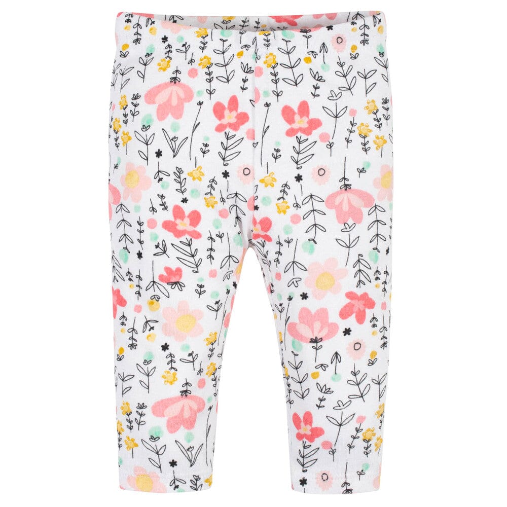 4-Pack Baby Girls Garden Floral Pants