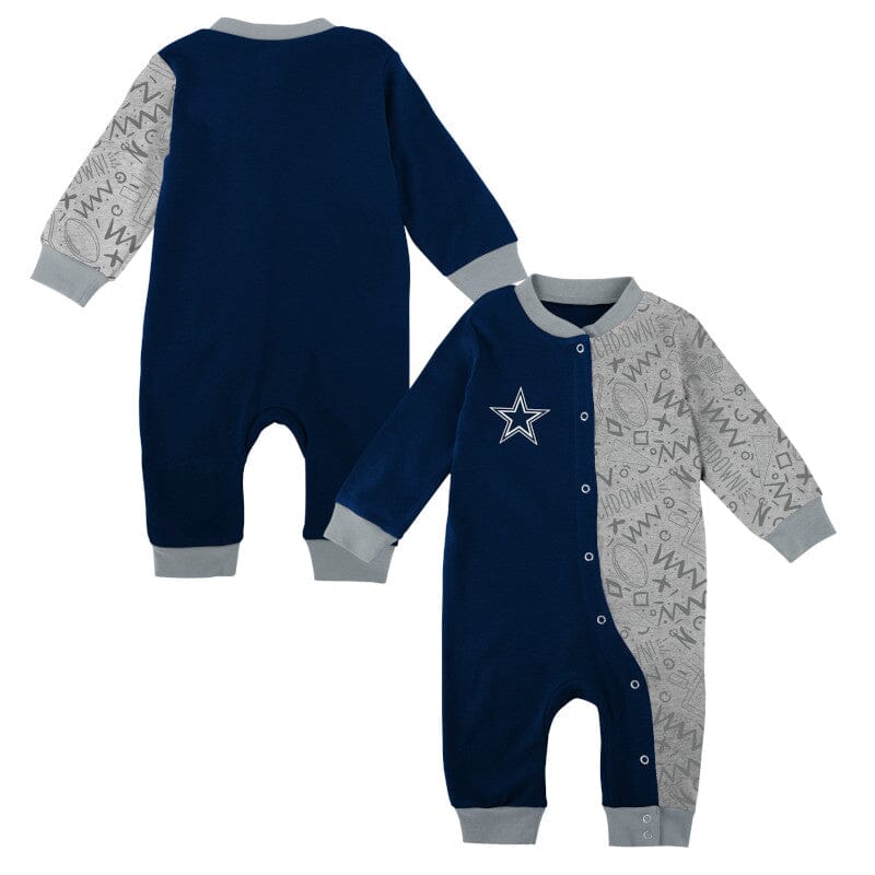 Baby Boys Dallas Cowboys Team Playbook Long Sleeve Coverall