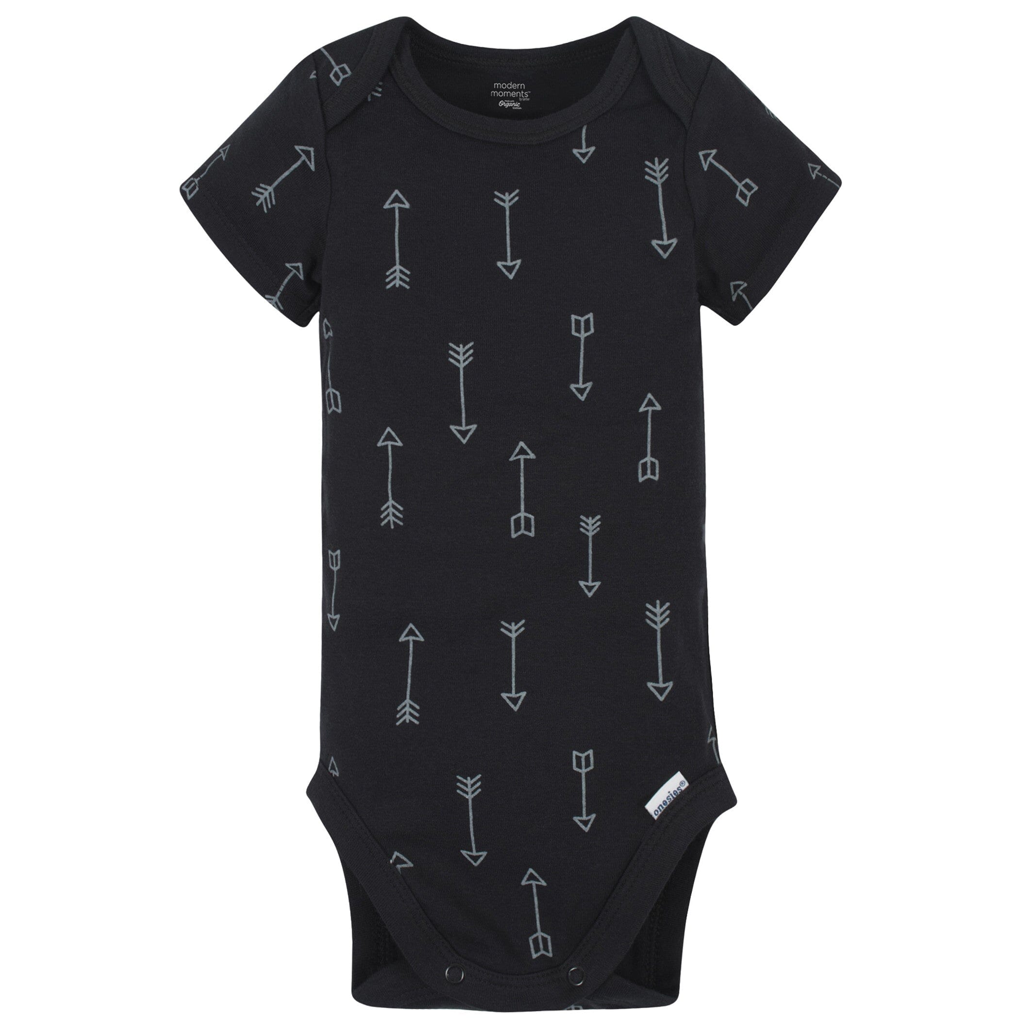 Baby Boys Arrows Organic Short Sleeve Onesies Brand Bodysuit