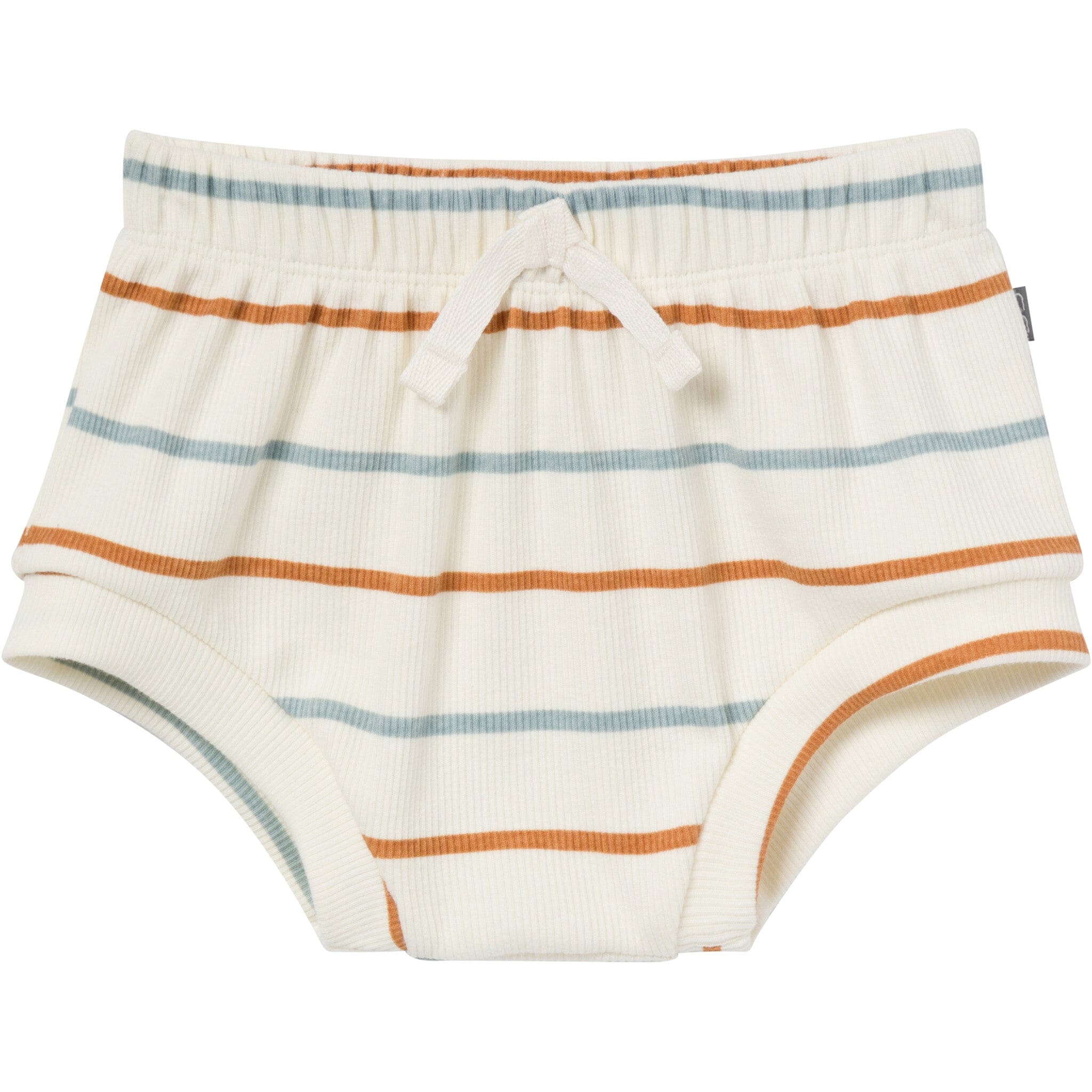 4-Pack Baby Boys Ivory Stripe Short Sleeve Bodysuits and Shorts Set