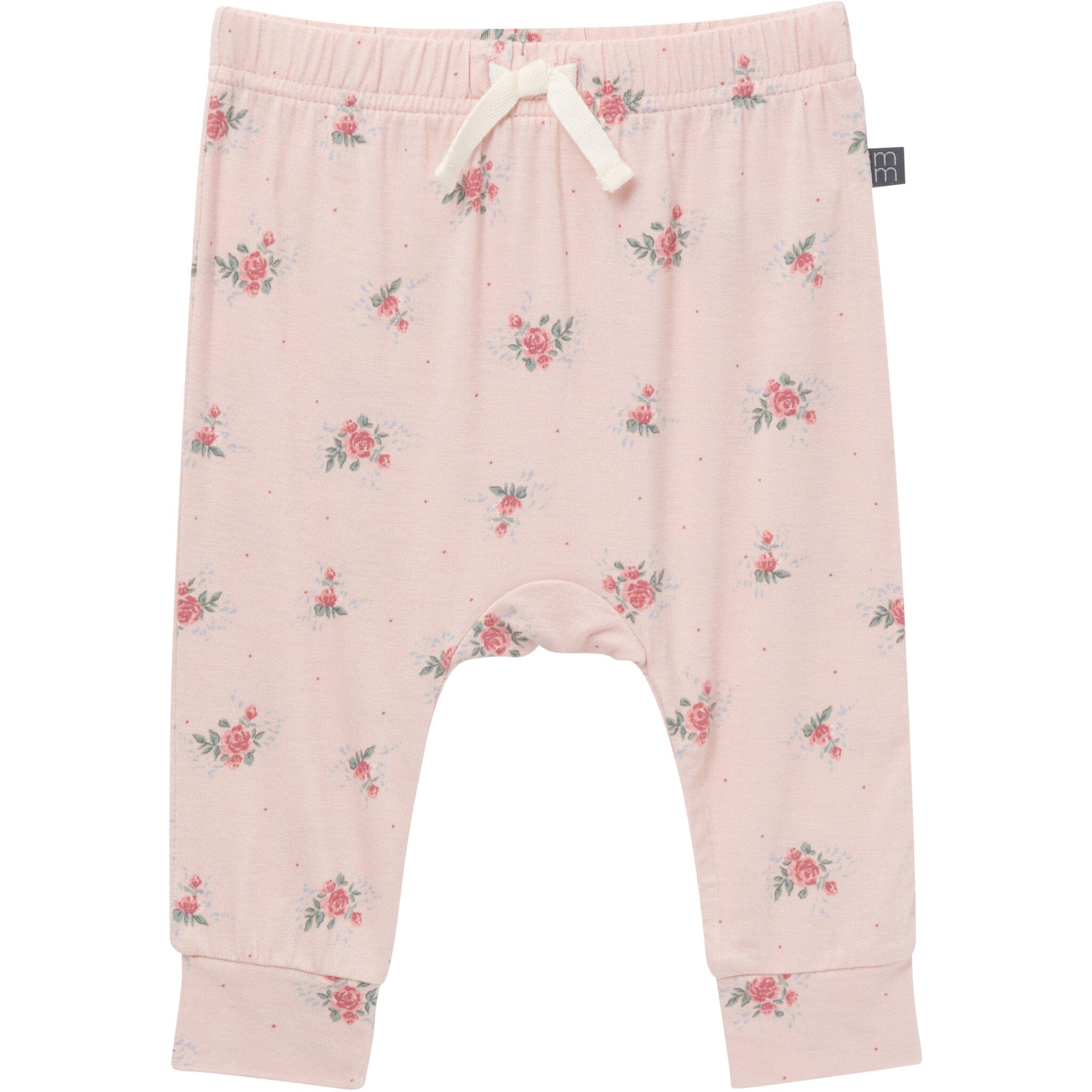 4-Pack Baby Girls Pink Roses Bodysuit and Pant Set