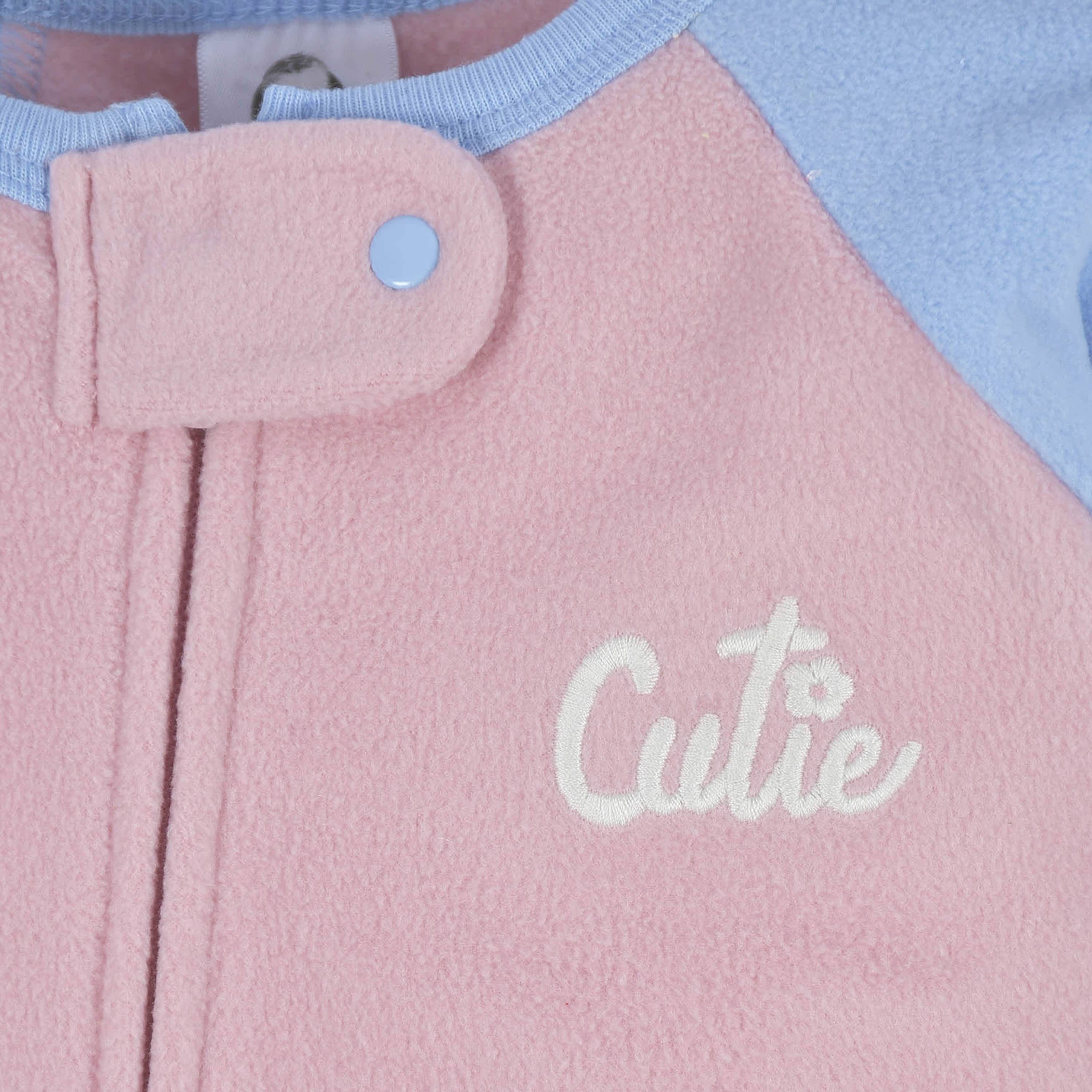 Baby Girls Cutie Fleece Pajamas