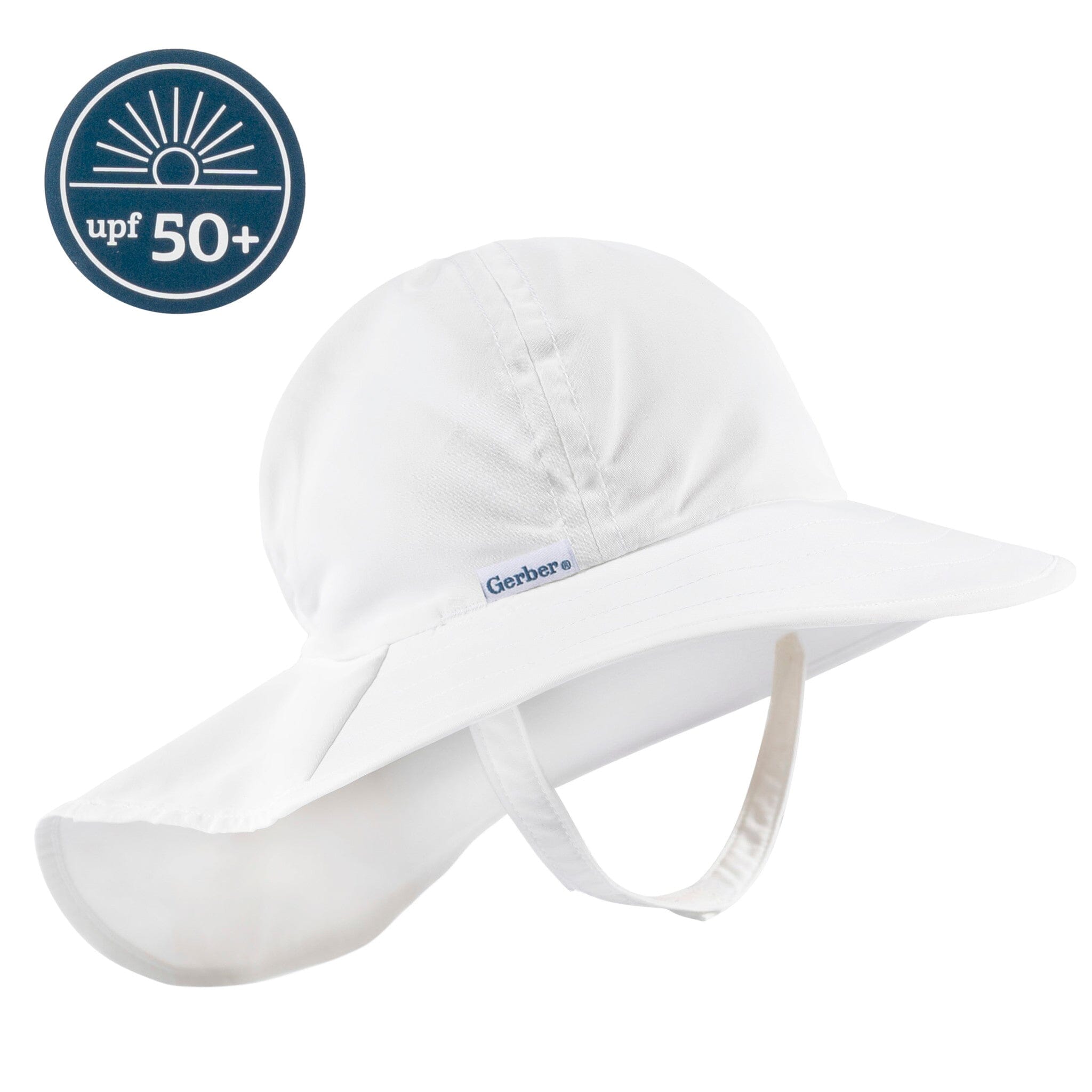 Baby Neutral White Swim Hat